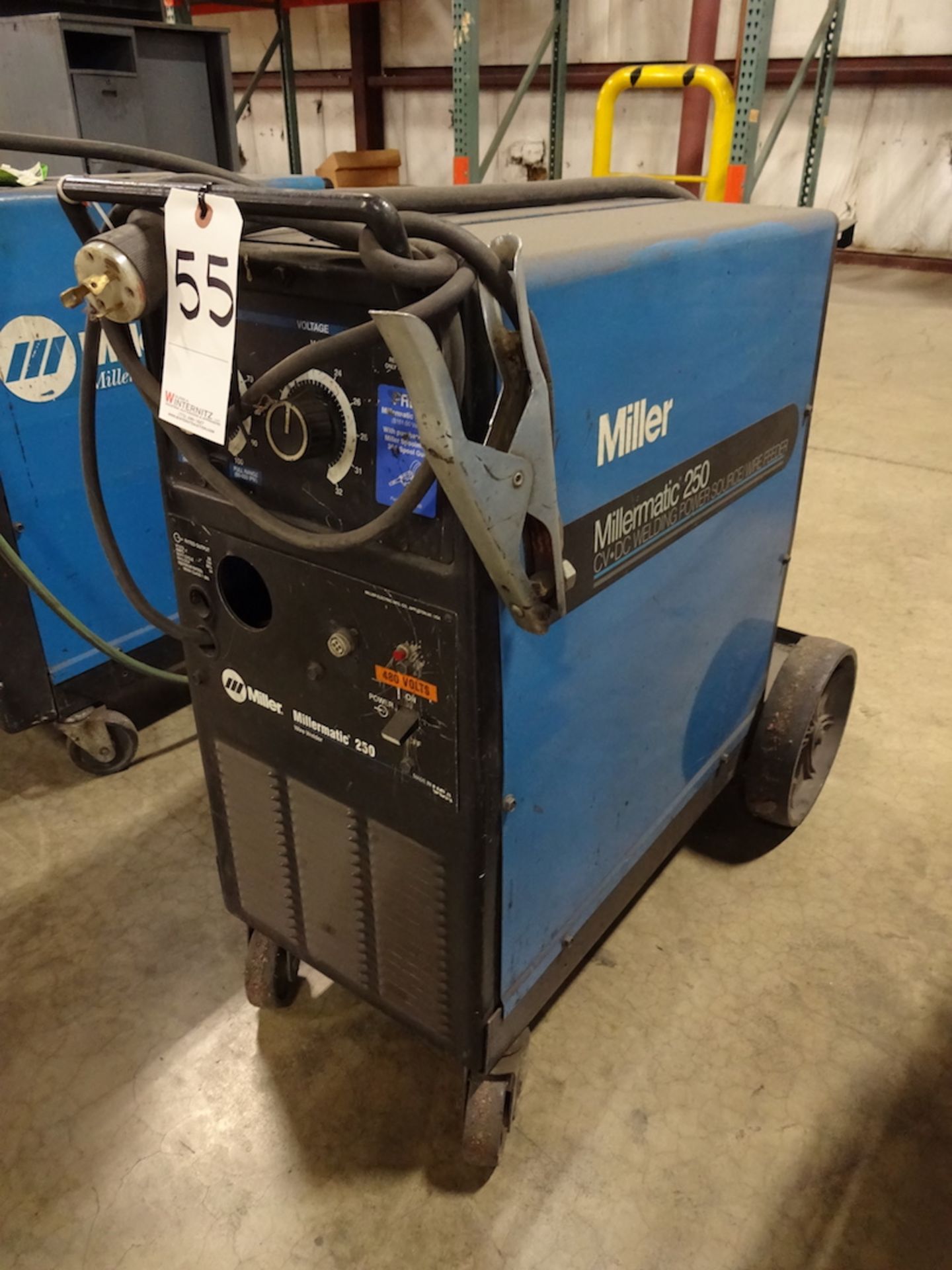 Miller 200 Amp Millermatic 250 Wire Welder, S/N KH395065 (1997)