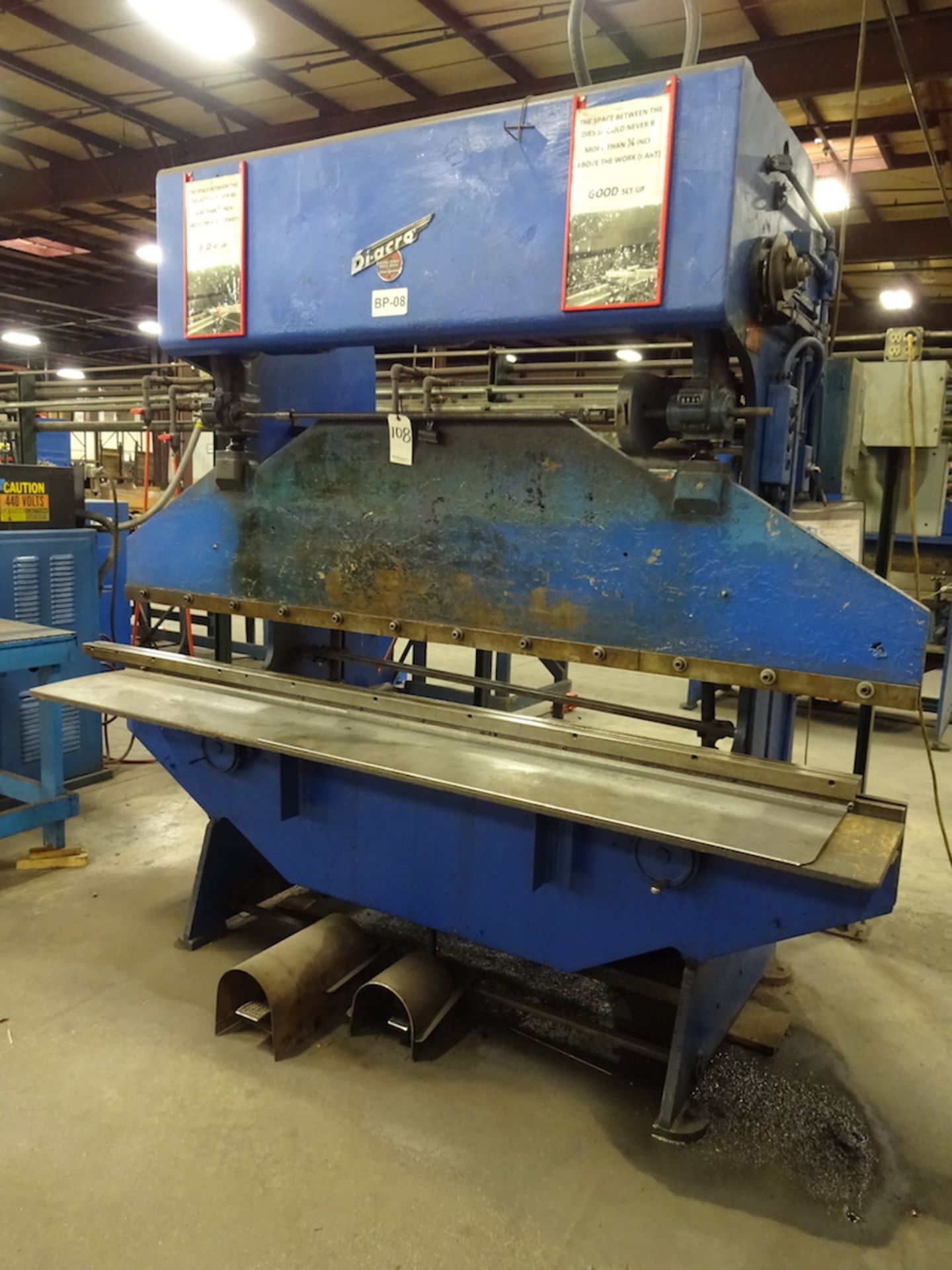 Di-Acro 8 ft. Model 18-96 Hydra-Power Press Brake, S/N 1-1007 - Image 2 of 3