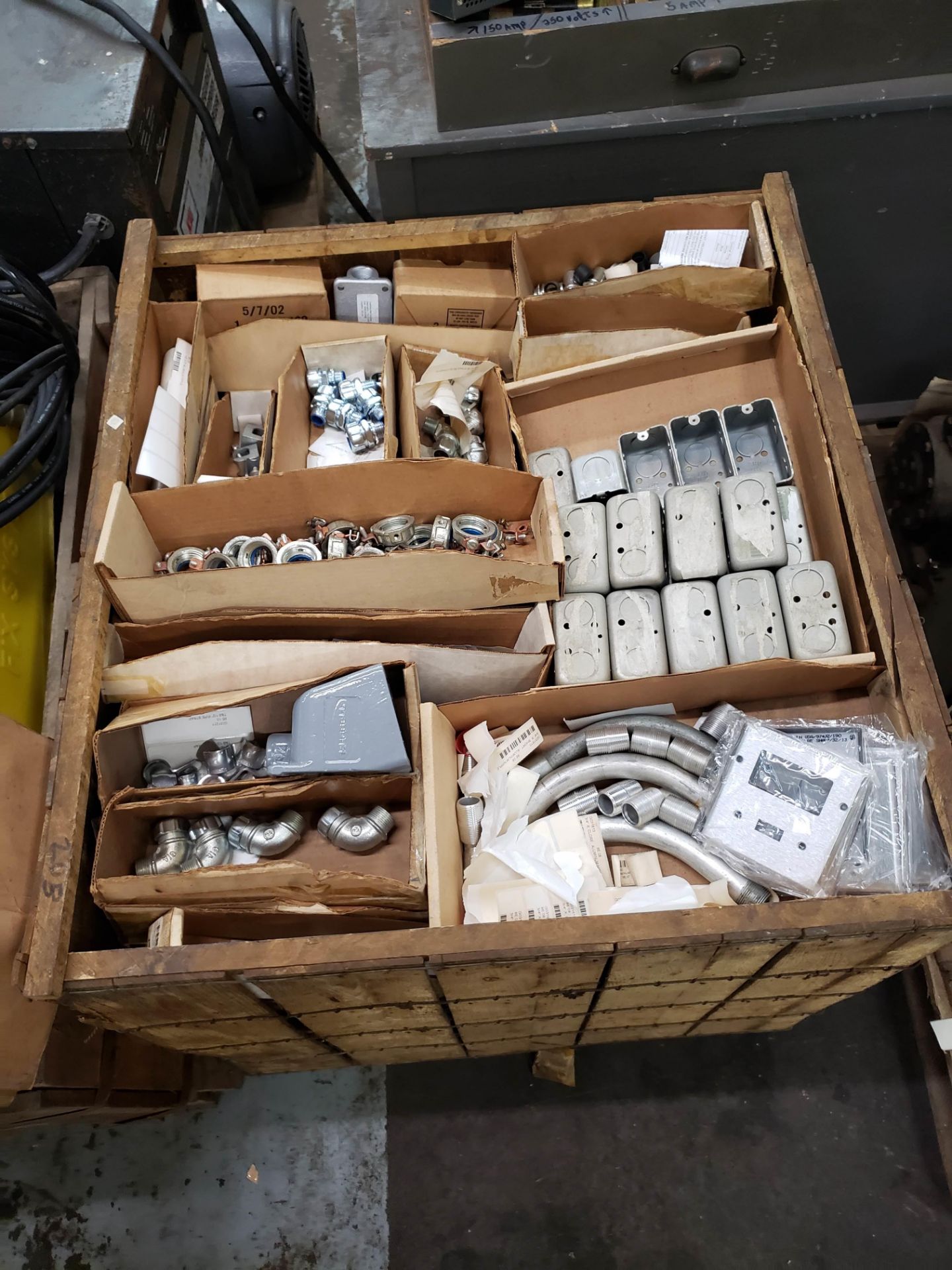 Skid of electrical EMT fittings, connectors and misc - Image 6 of 6