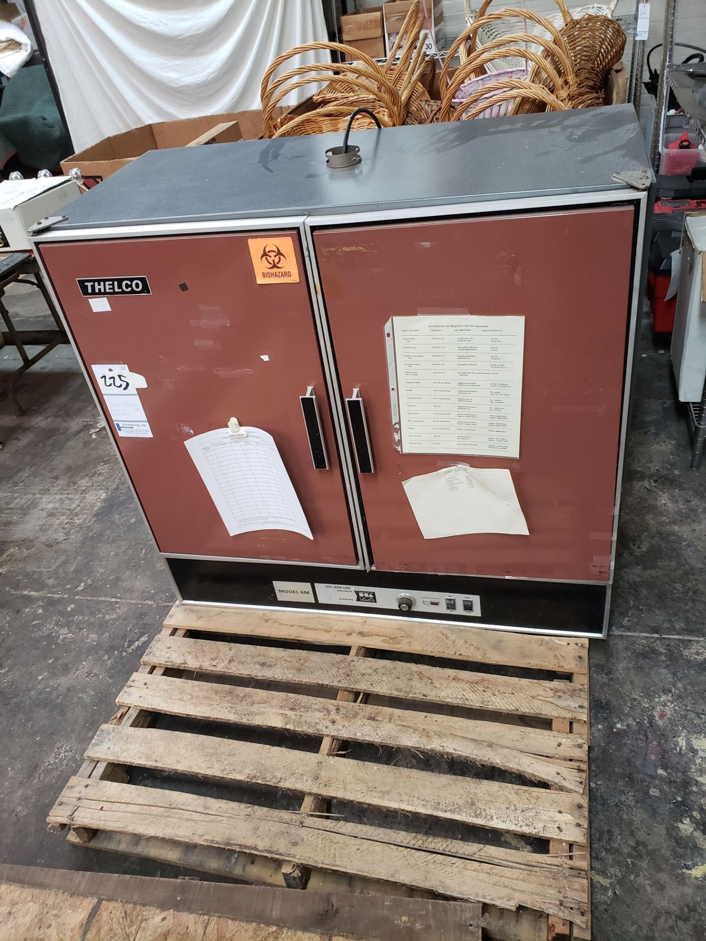 Thelco double door incubator - model 6M