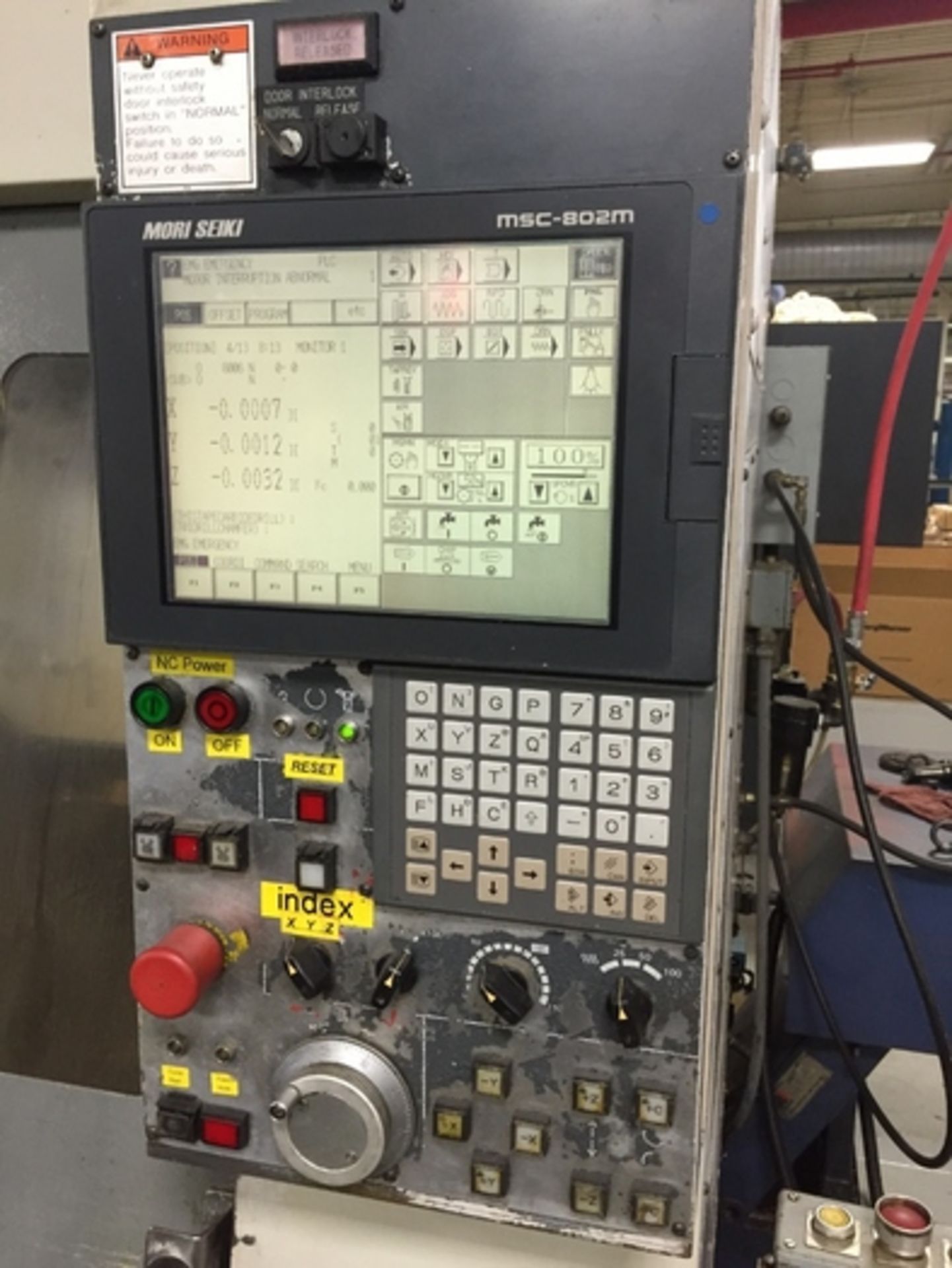 MORI SEIKI TV30 HIGHSPEED MILL/DRILL AND TAP MACHINE, SN 0378, YEAR 1996, LOCATION MI - Image 4 of 5