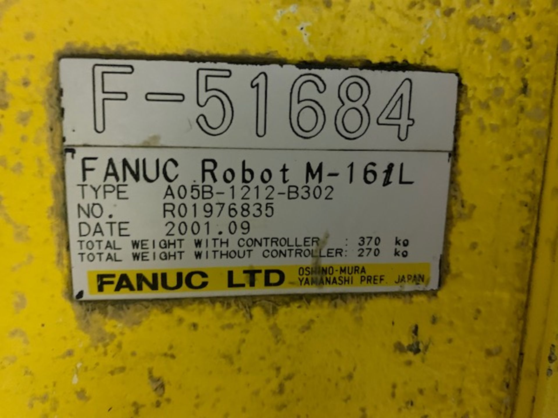 FANUC ROBOT M-16i/L WITH RJ3 CONTROLLER, LOCATION MI - Image 7 of 7