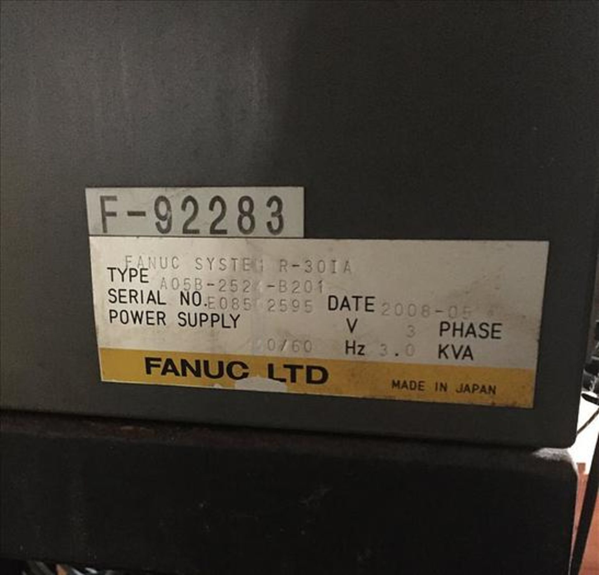 FANUC ARCMATE 120IC/10L GENESIS 2G DUAL TRUNNION MIG WELDING CELL, YEAR 2008 - Image 13 of 13