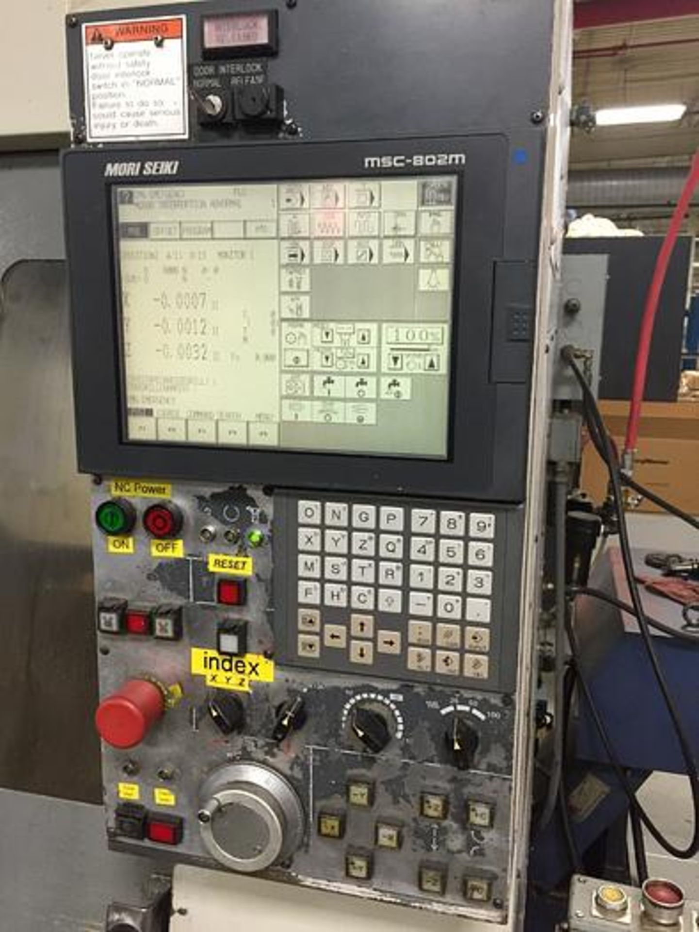 MORI SEIKI TV30 HIGHSPEED MILL/DRILL AND TAPP MACHINE, SN 0378, YEAR 1996 - Image 2 of 4