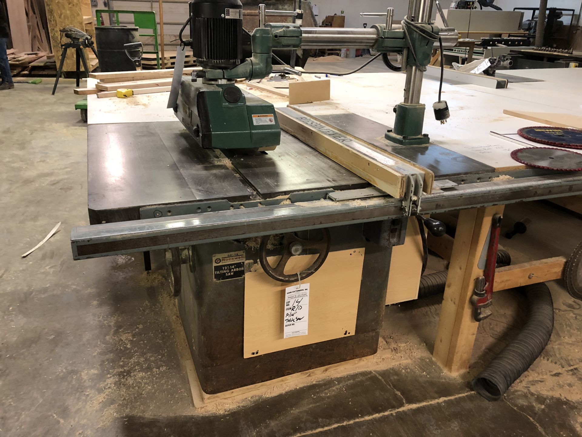 Rockwell Delta Arbor Table Saw