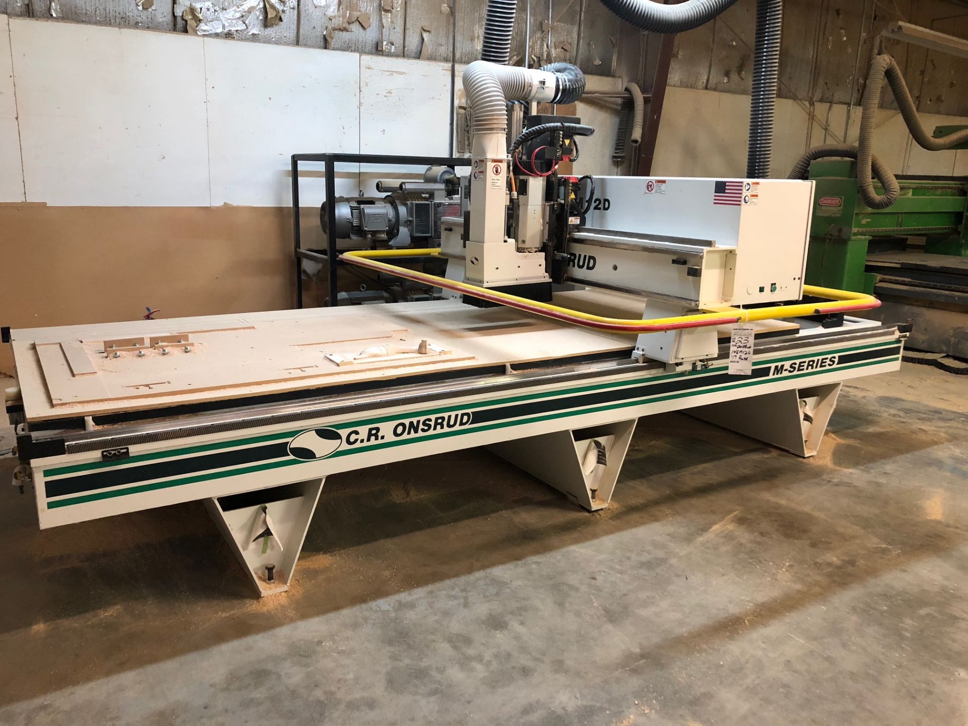 2017 C.R. Onsrud model 145M12D, s/n 145G170504, 460 V 3 phase, M-Series, CNC router, like new