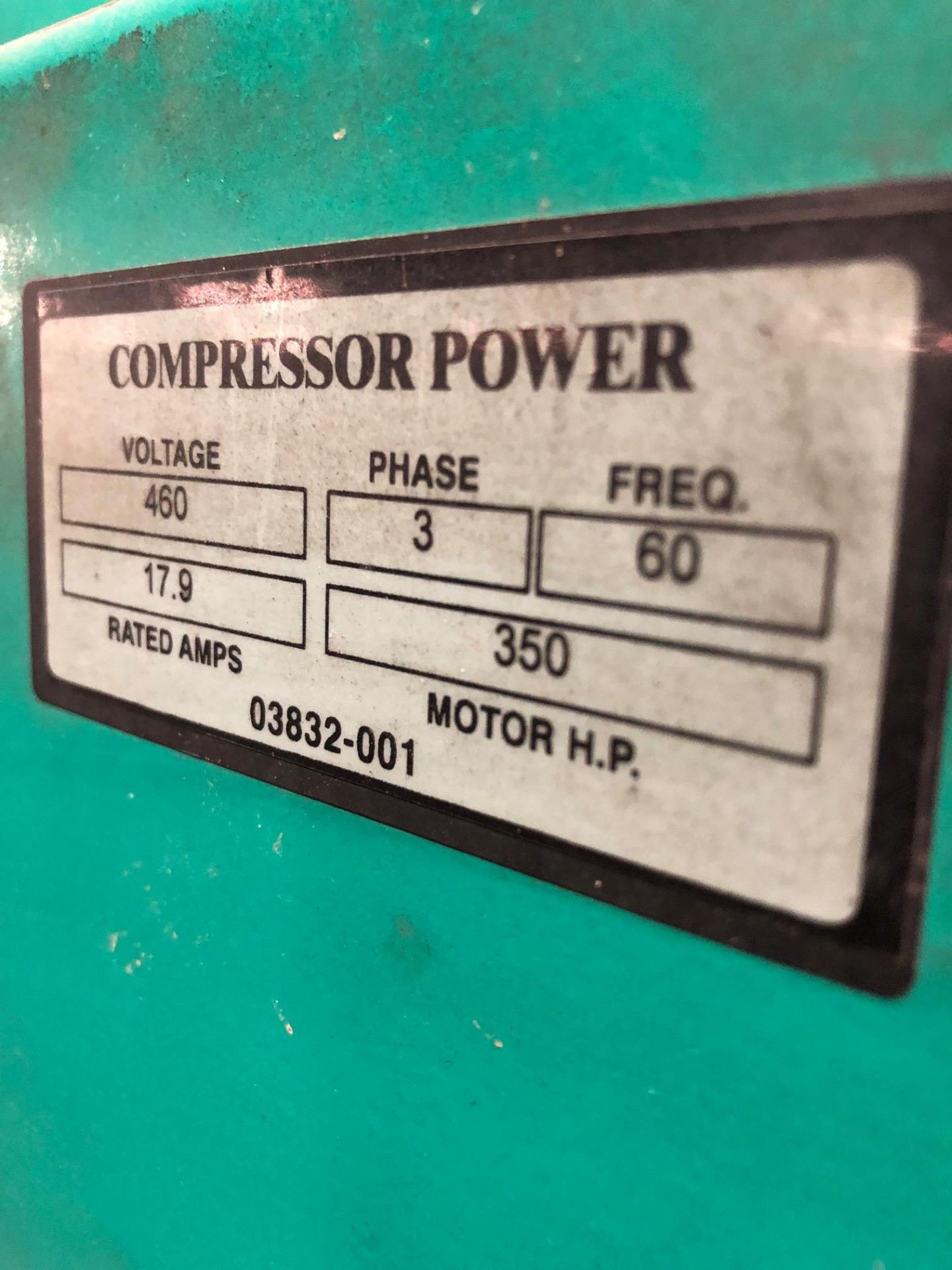 300 hp air compressor - Image 7 of 7