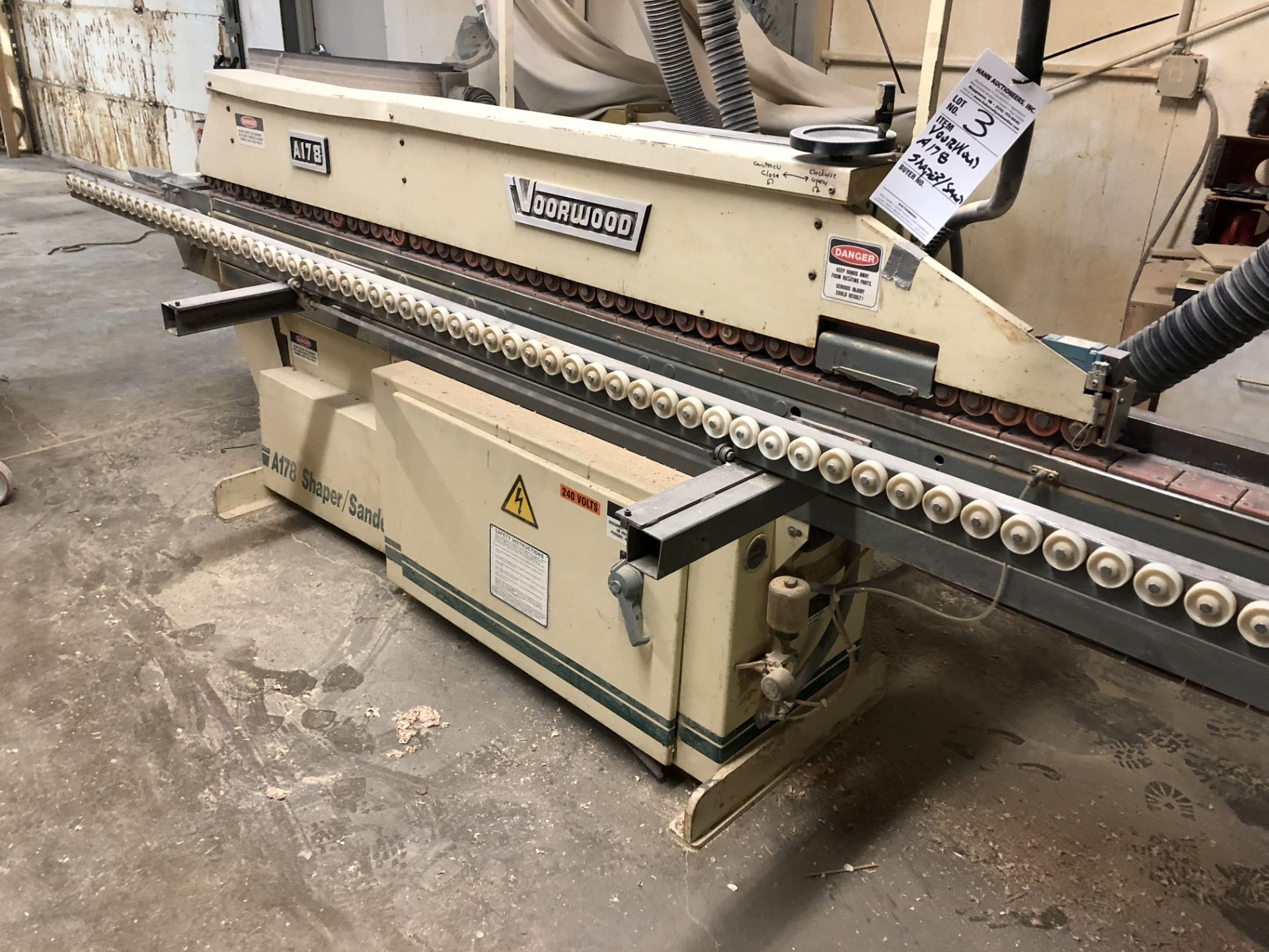 Voorwood model A178 shaper/sander