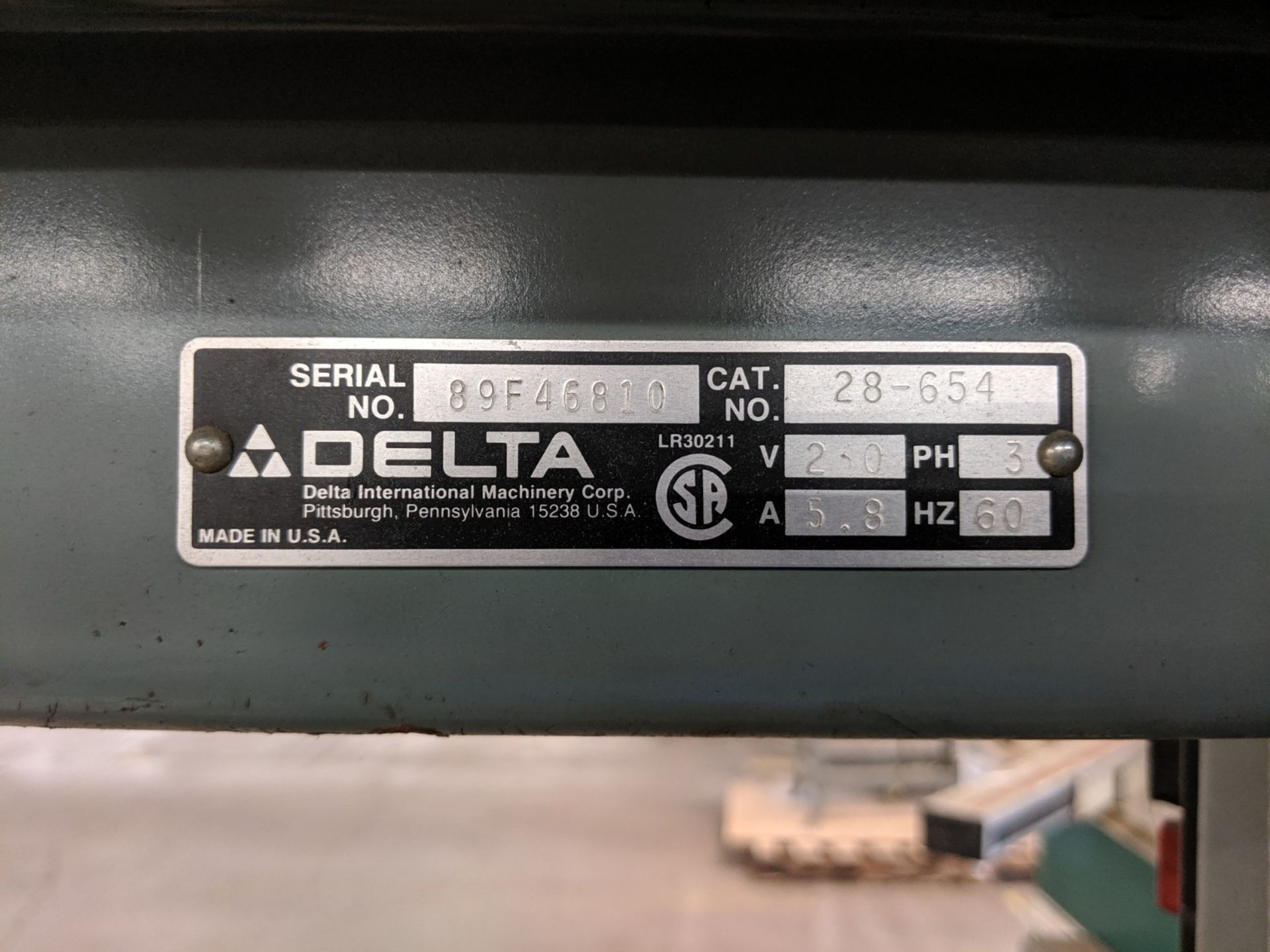 Delta Vertical Band Saw - Image 3 of 3
