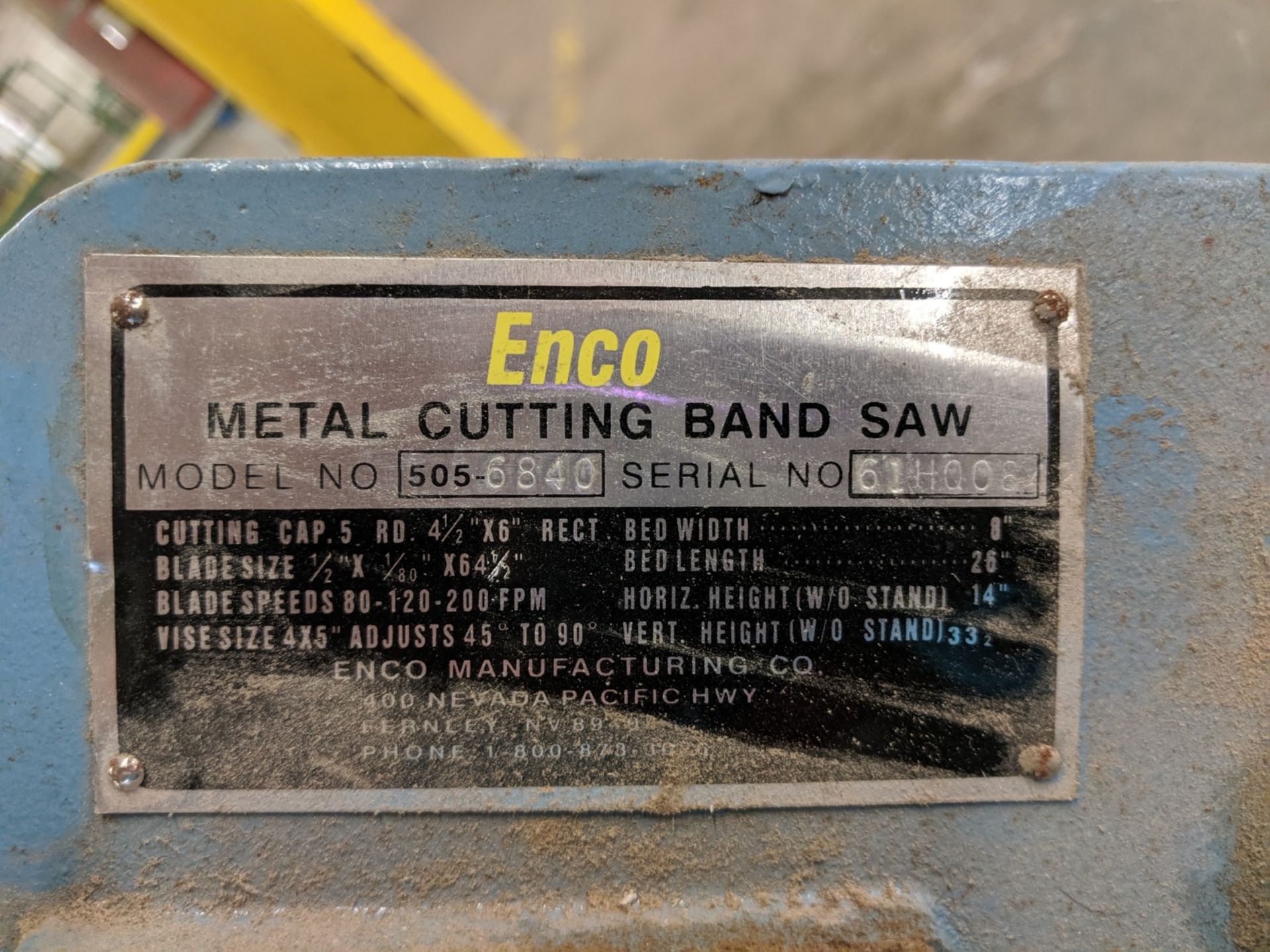 Enco Band Saw - Image 3 of 3