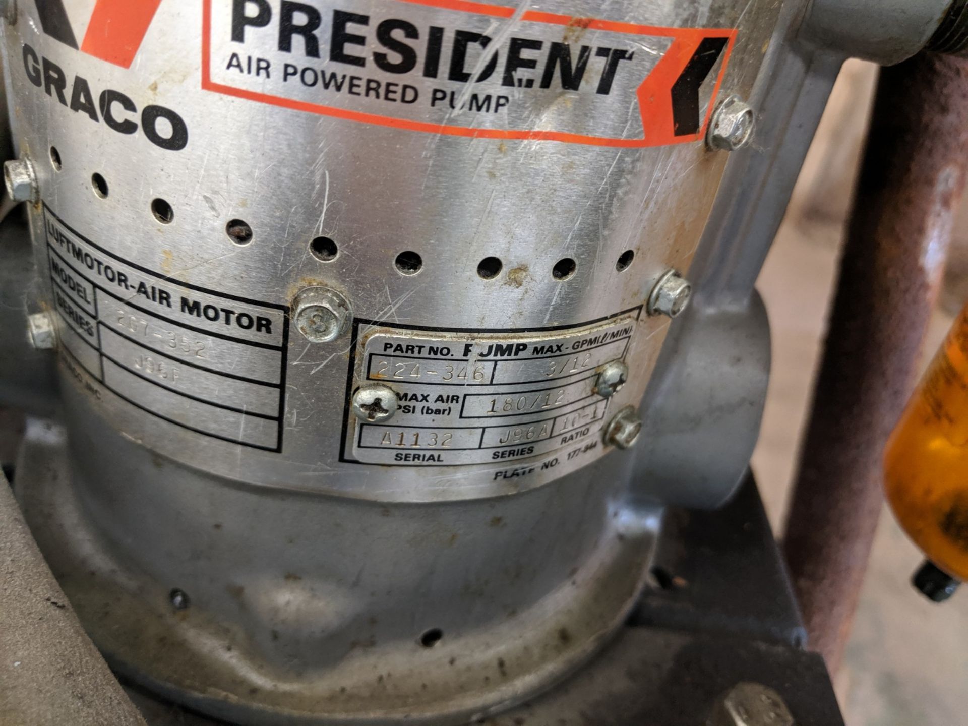 Graco President Air Powered Pump - Image 3 of 3