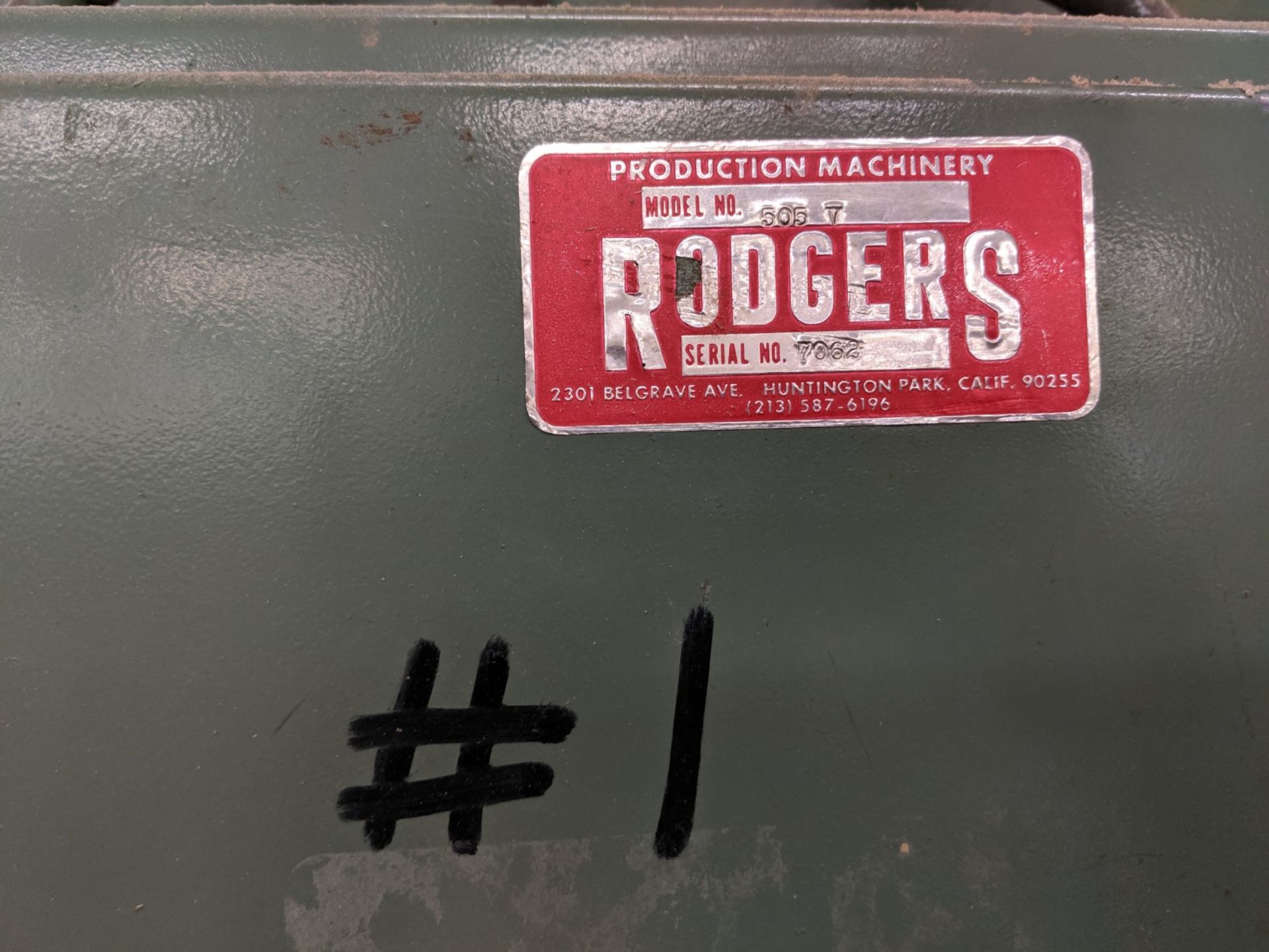Rodgers Vertical Panel Saw - Image 3 of 4