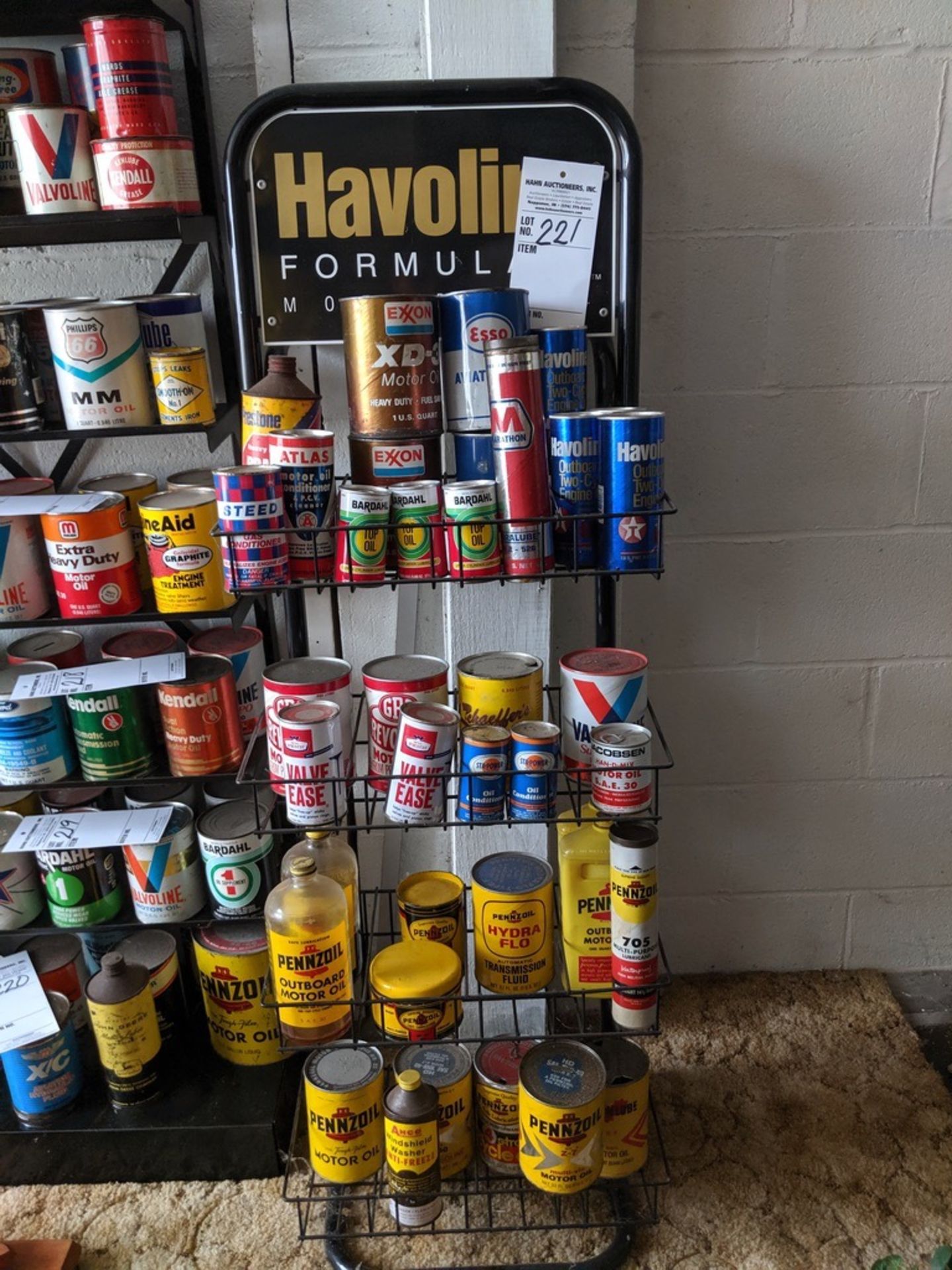 Havoline Display Rack and Contents - Image 2 of 2