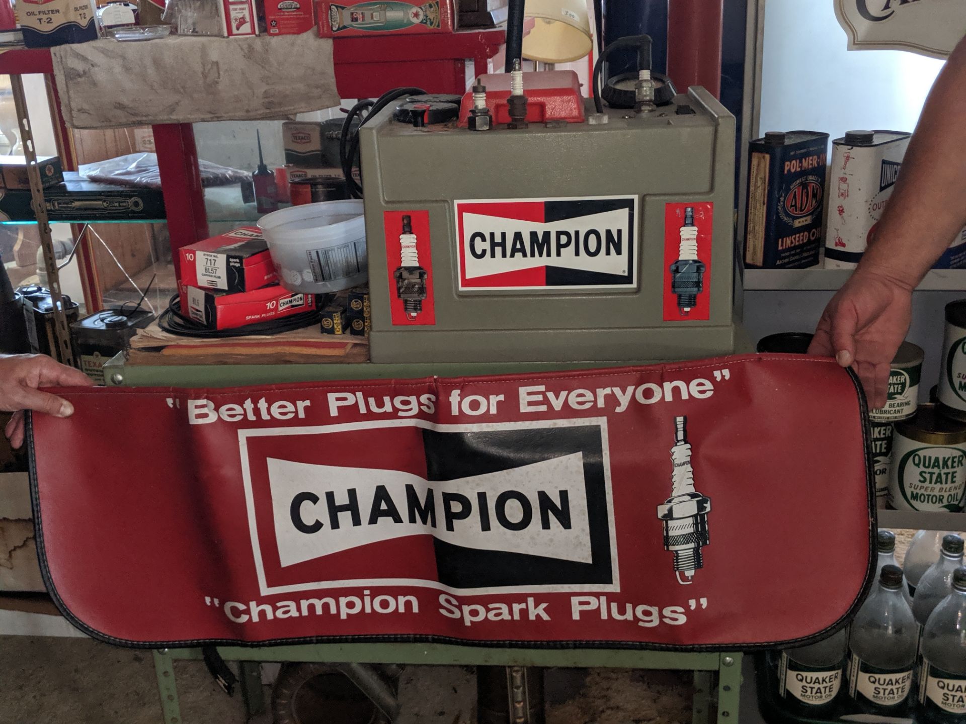 Champion spark plug tester/cleaner