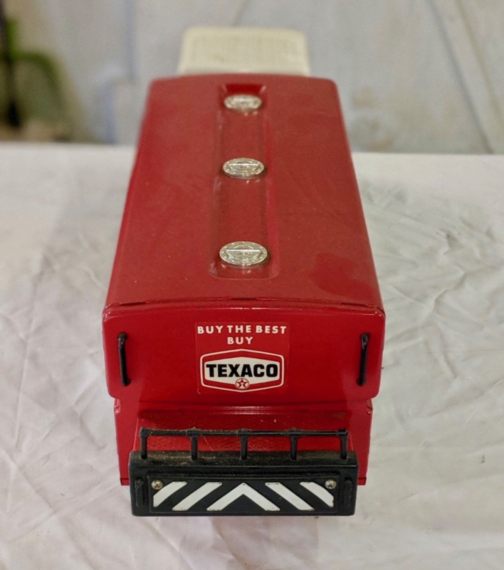 1960's Texaco pressed steel fuel tanker toy truck - Image 5 of 5