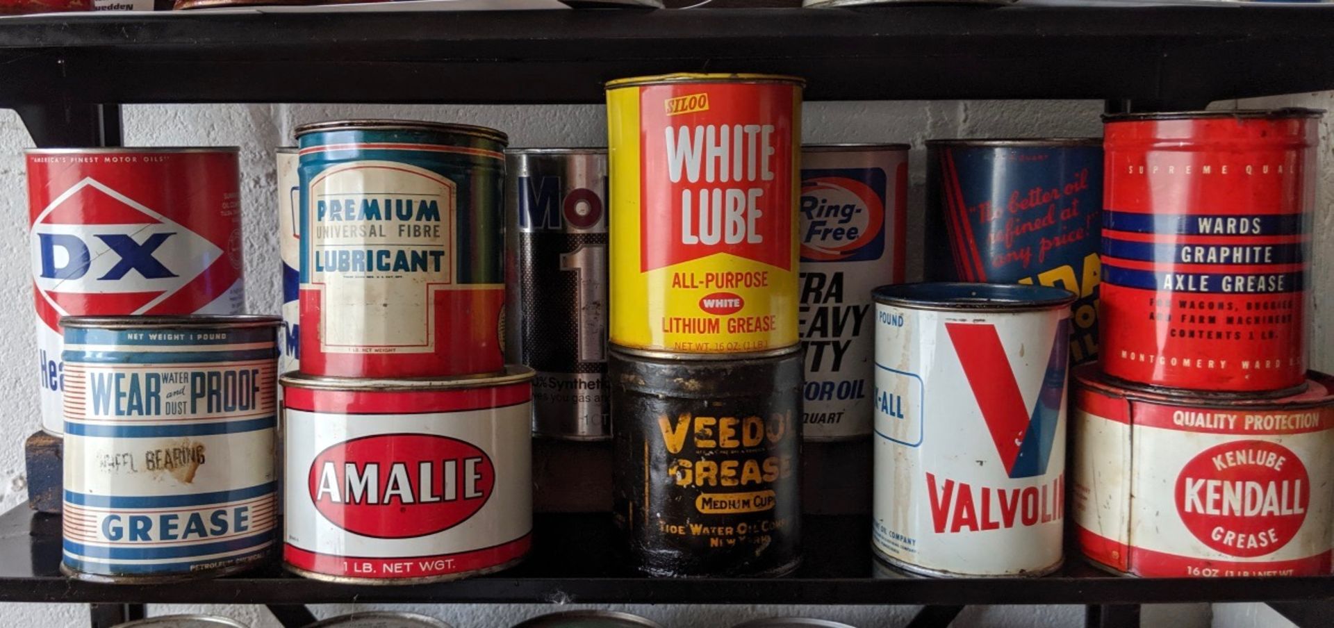 Various Lubricant Cans