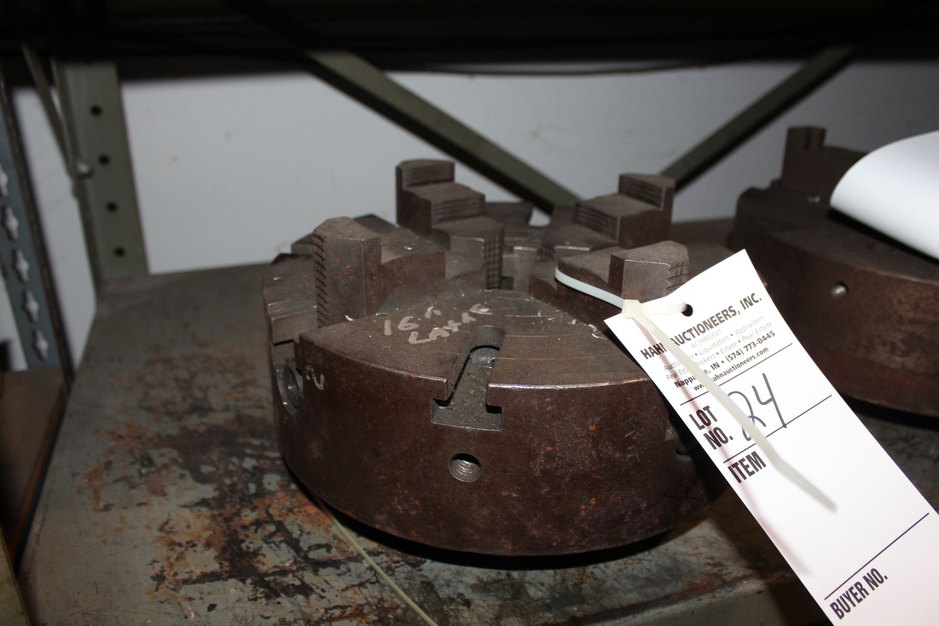 4 jaw chuck - Image 2 of 2