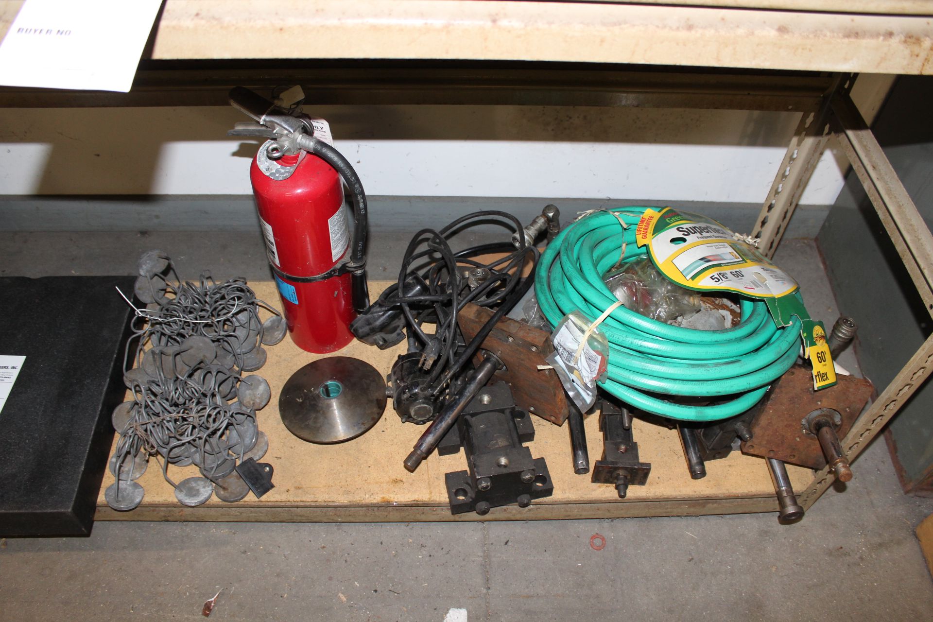 used cylinders and other misc. and rack - Image 4 of 5