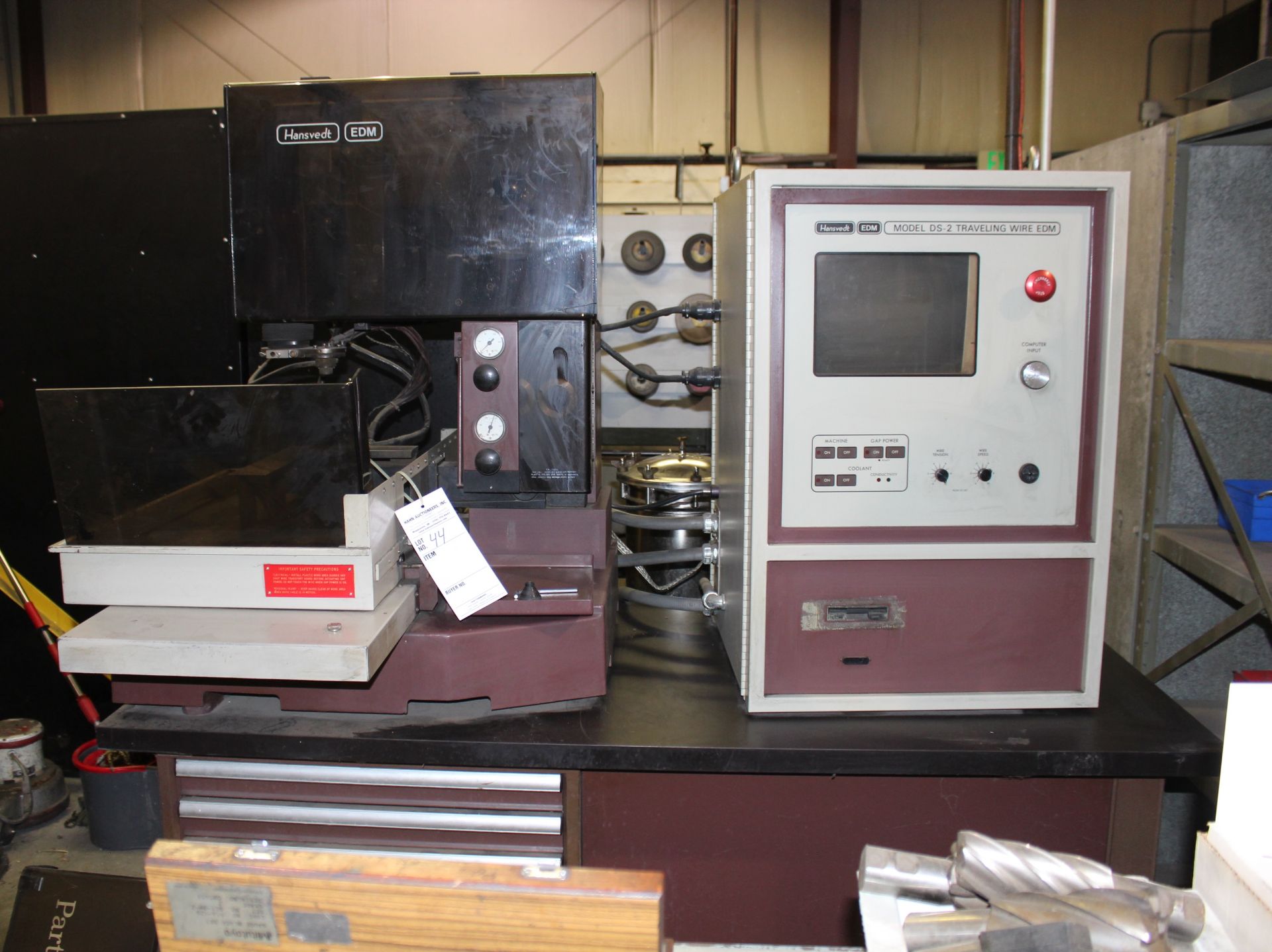 Hansvedt EDM model DS-2 traveling wire EDM - Image 3 of 6