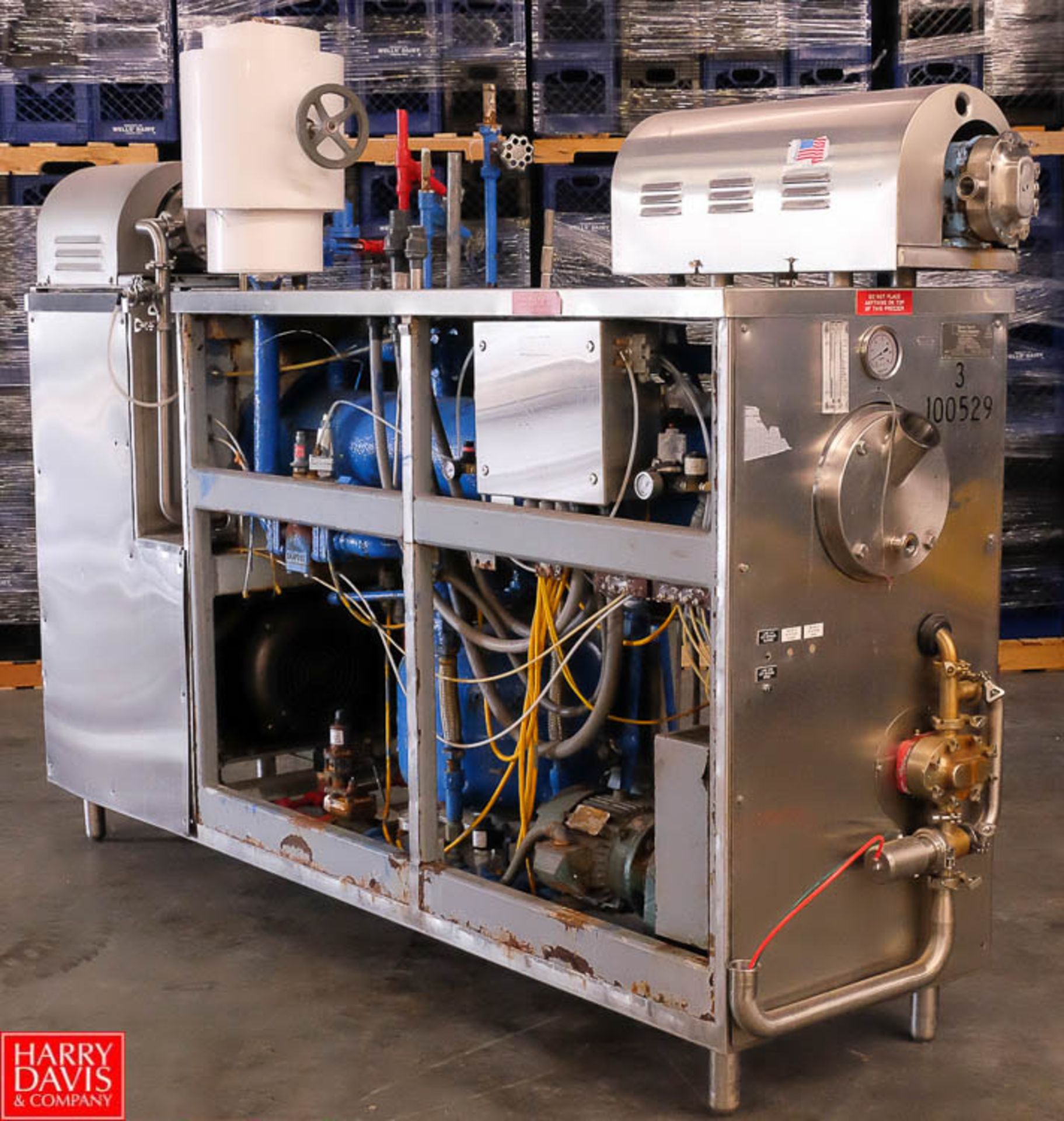 Cherry Burrell VOGT Ice Cream Freezer Model VP24-3 : SN 92285Z-1, with Positive Displacement Pump - Image 2 of 3