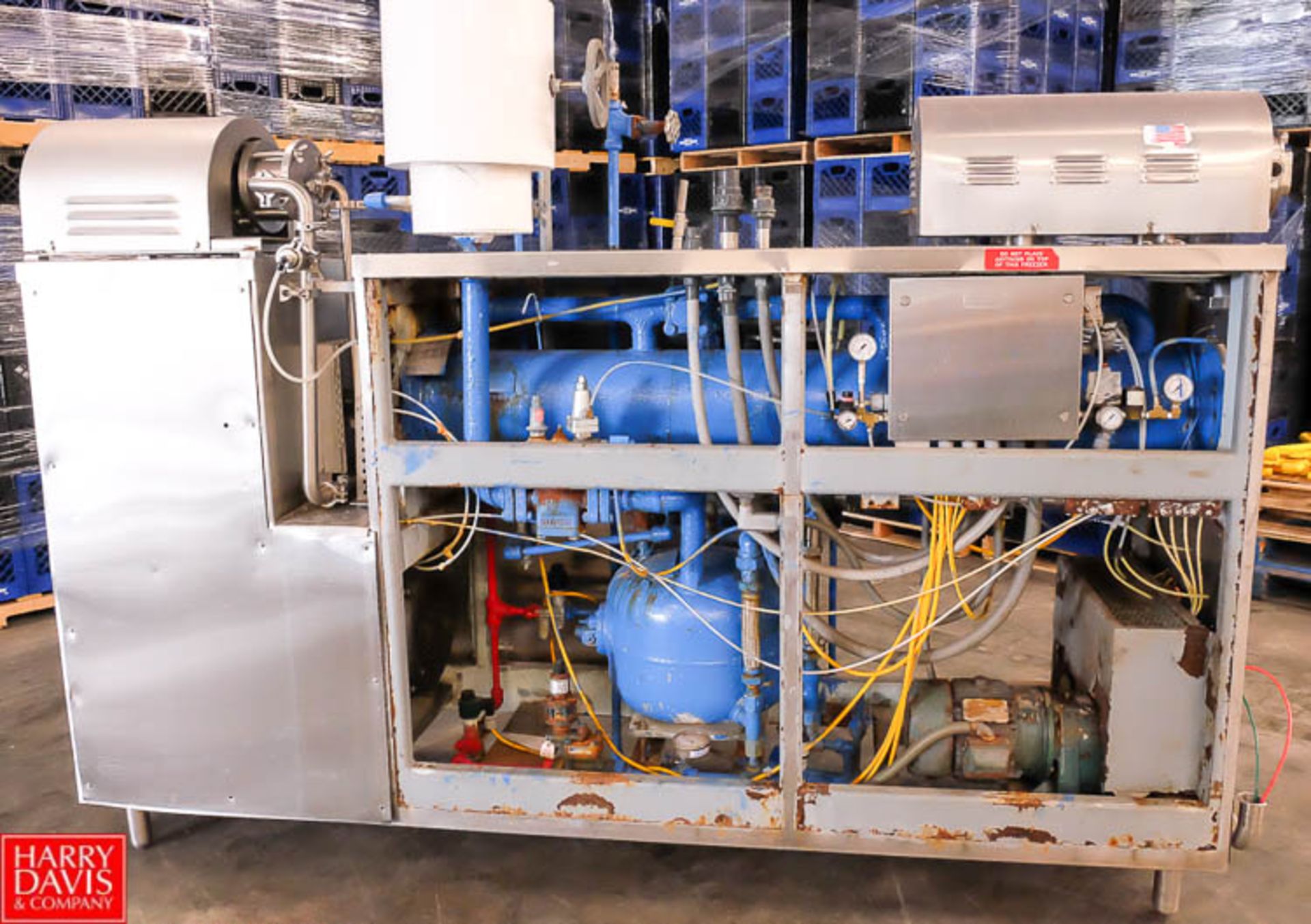 Cherry Burrell VOGT Ice Cream Freezer Model VP24-3 : SN 92285Z-1, with Positive Displacement Pump - Image 3 of 3