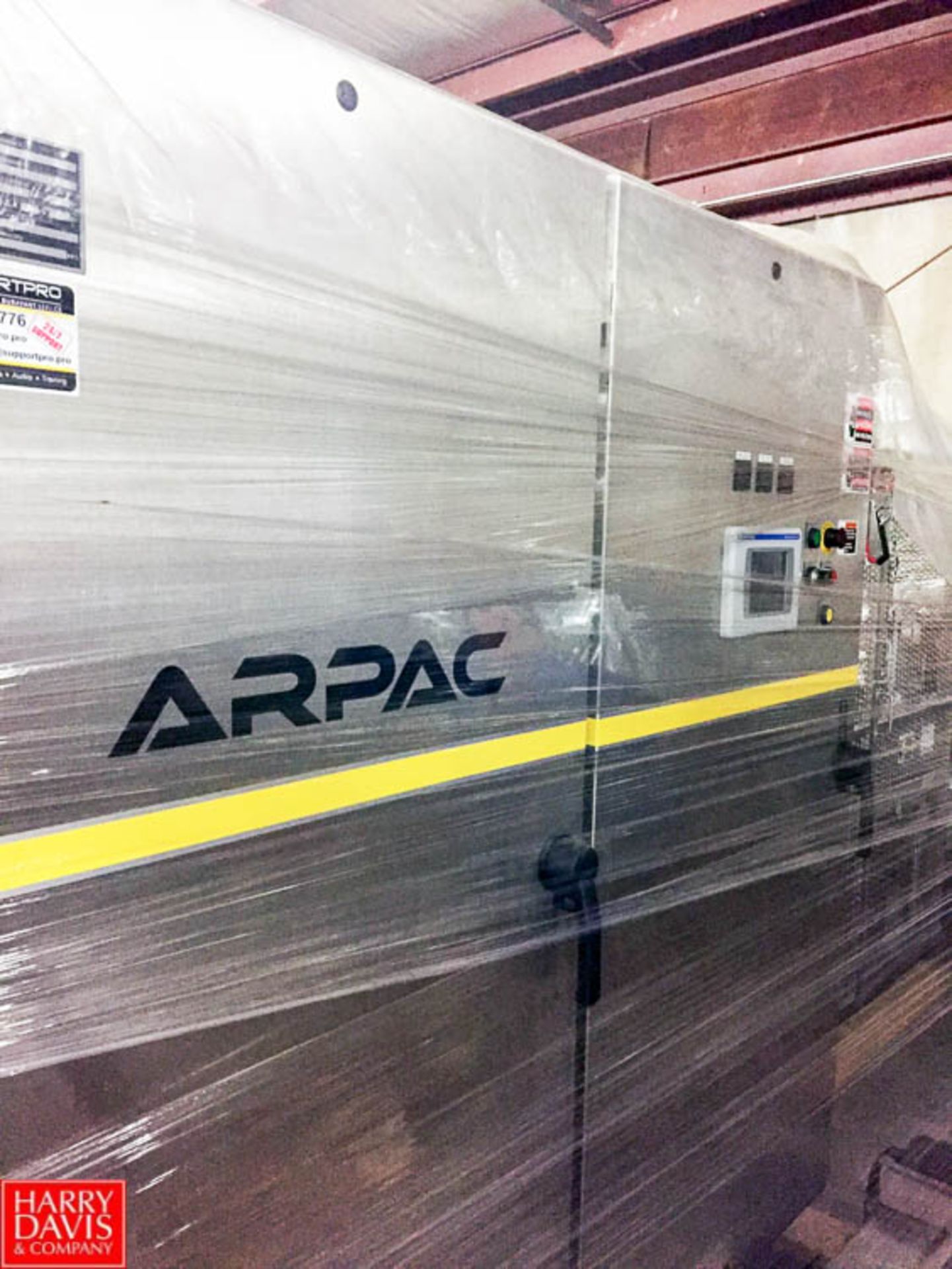 NEW NEVER USED 2018 Arpac Shrink Bundler Model 45CM-28, Bundles and Shrinks 240 Pints Per Minute *