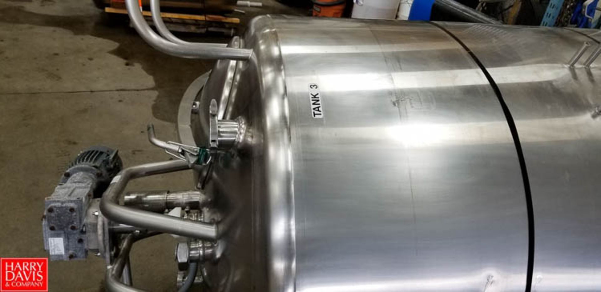 Mueller 400 Gallon Dome-Top Jacketed S/S Processor with Vertical Bottom-Sweep Agitation, S/S - Image 5 of 5