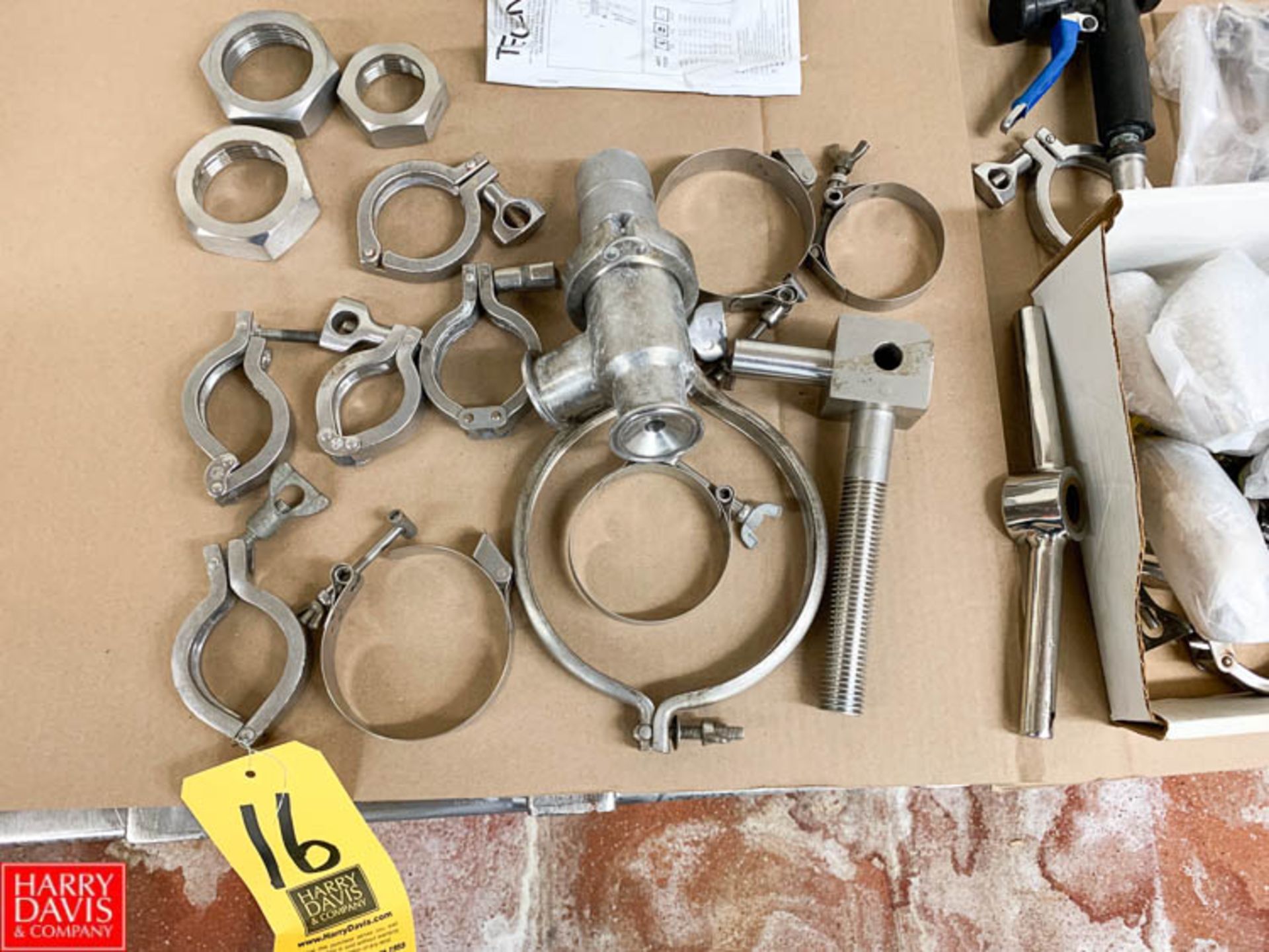 S/S Metering Valve, 1.5" , S/S Clamps, S/S Tank Door Parts, and Hose Nozzles - Rigging Fee: $ 35
