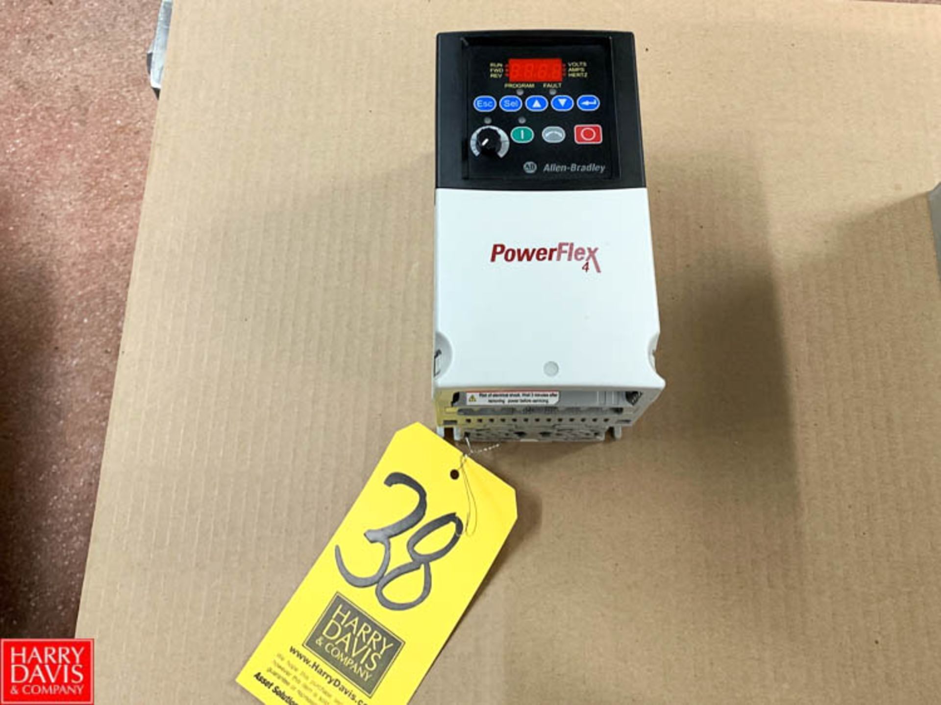 Allen Bradley 5 HP Power Flex 4 Variable Frequency Drive - Rigging Fee: $ 35