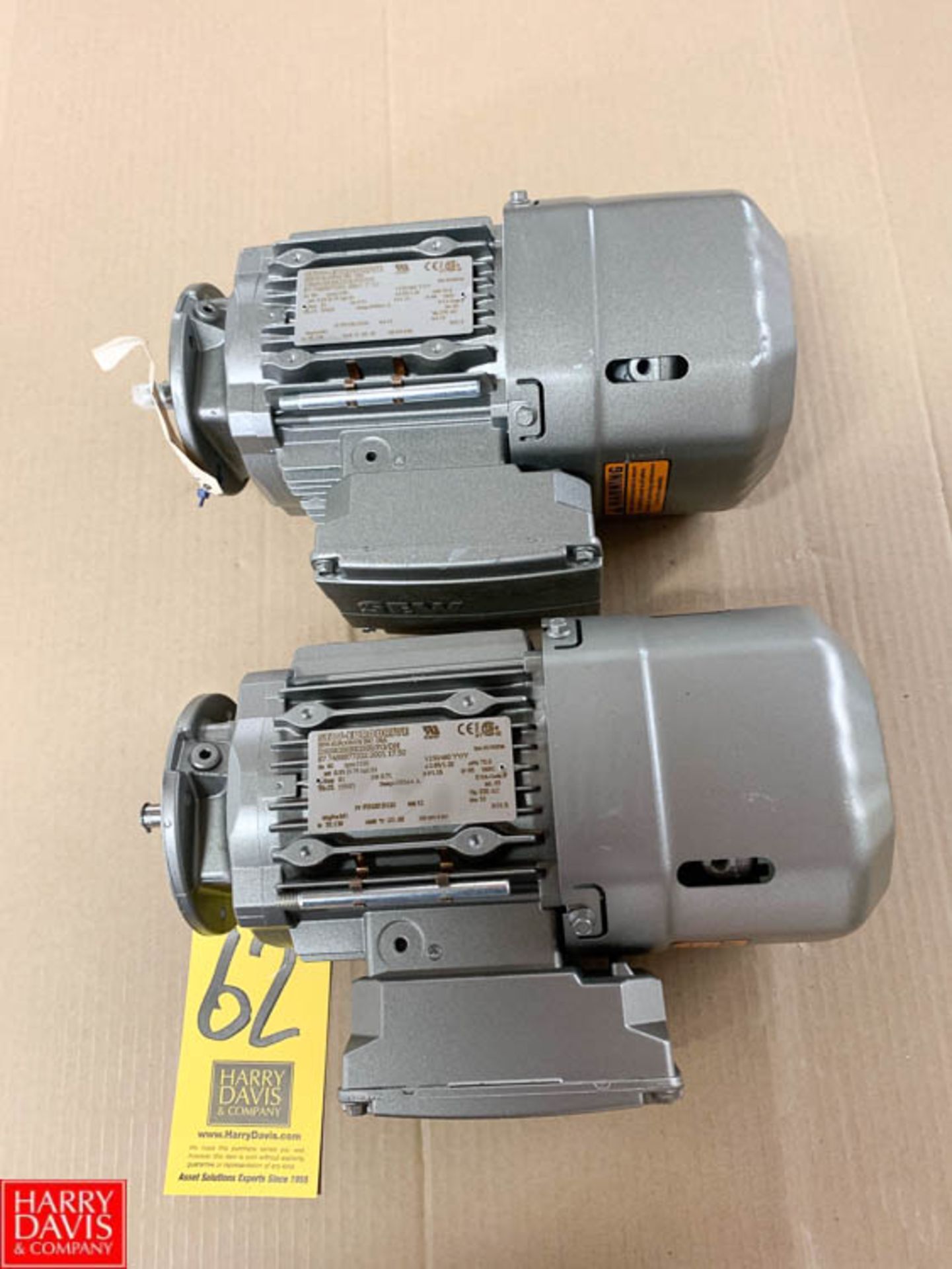 NEW SEW EURODRIVE 1,120 RPM Motors - Rigging Fee: $ Contact HDC