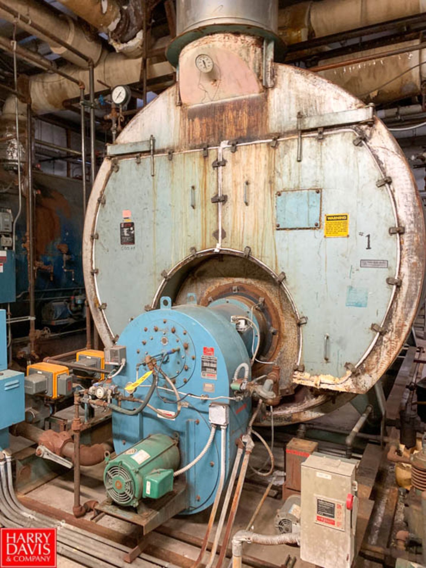 Superior 600 HP Boiler Model 5-5-3004, S/N 6787, 20,700 LBS of Steam/Hour - Rigging Fee: $ 8500