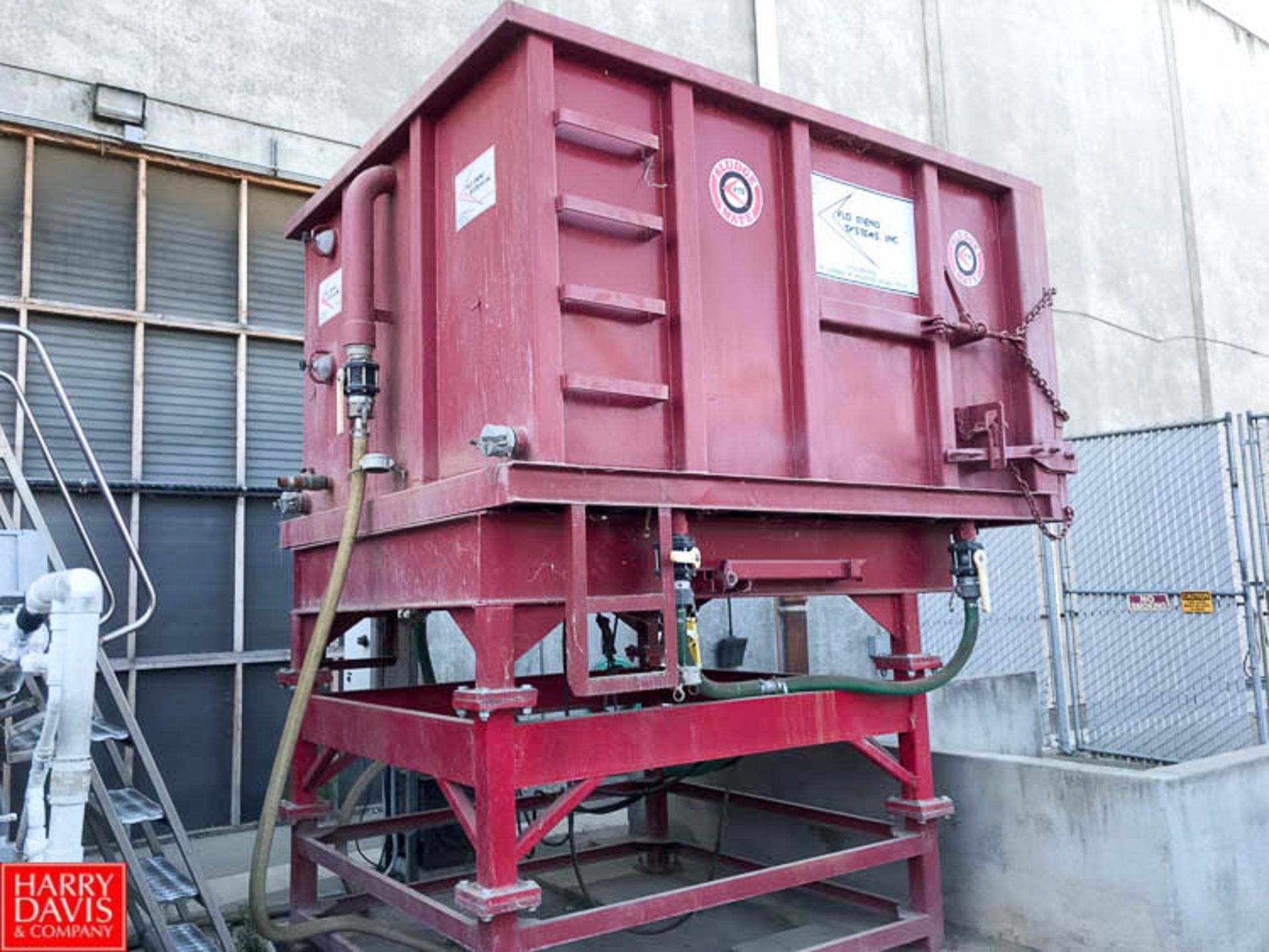 Flo Trend Systems Sludge Tank with Hydraulic Drive Rigging Fee: 3000