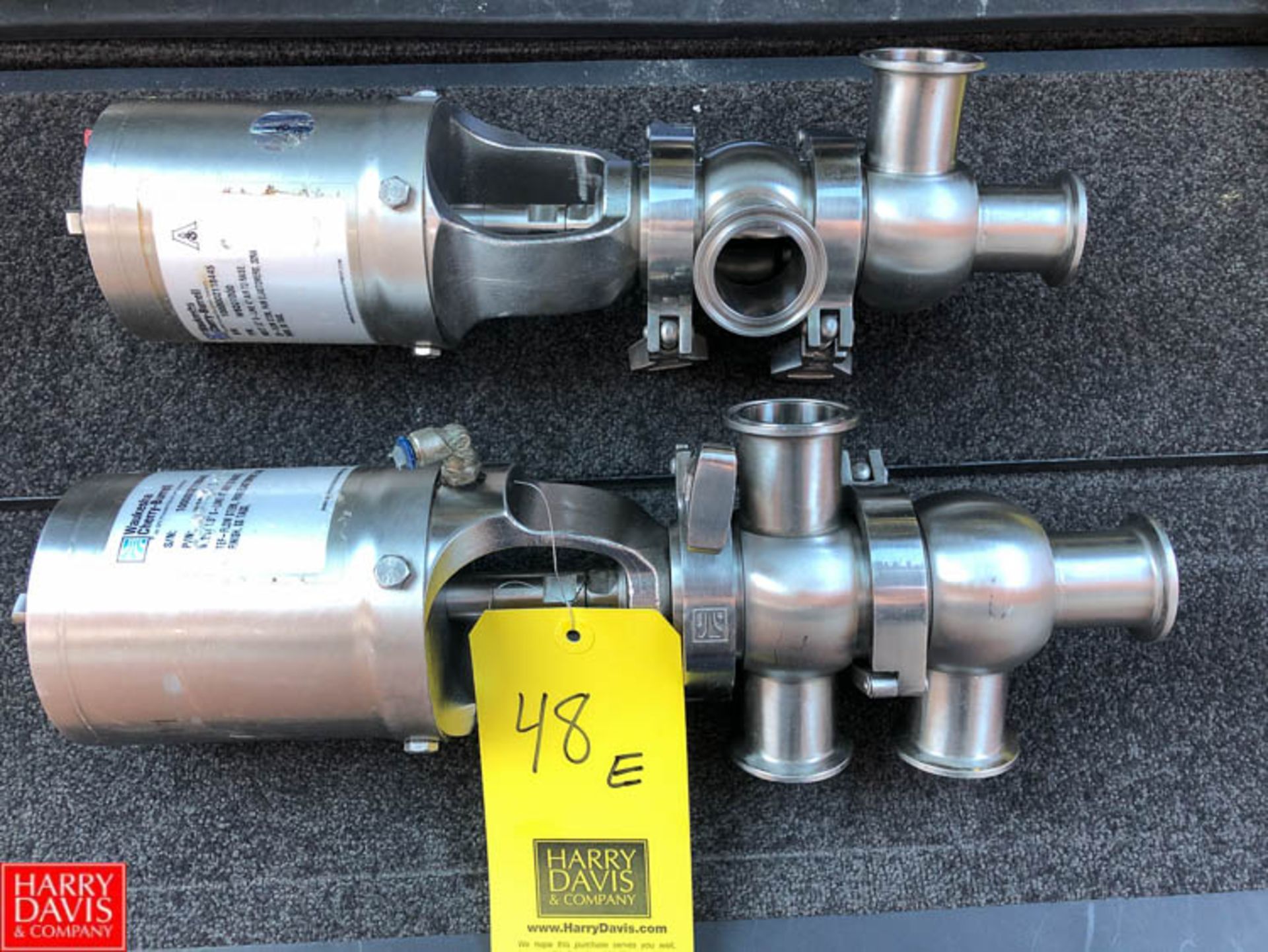 Alfa Laval / TriClover 1.5" S/S 3-Way Air Valve; Model: 761 (Located in Pittsburgh, Pa)