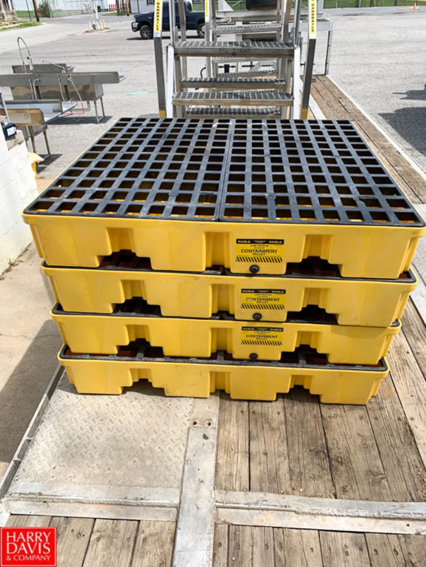 Eagle Low-Profile Secondary Pallet Containments - Rigging Fee: $10