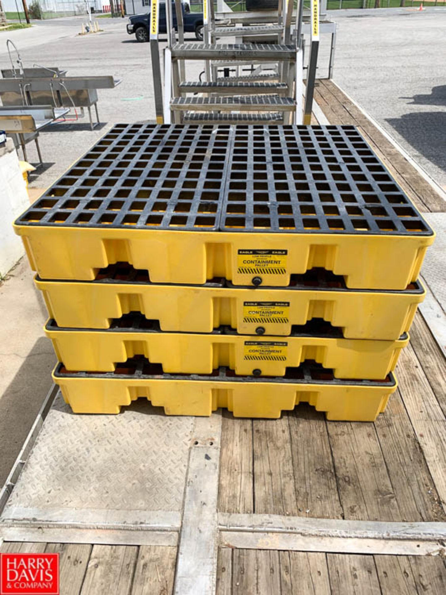 Eagle Low-Profile Secondary Pallet Containments - Rigging Fee: $10