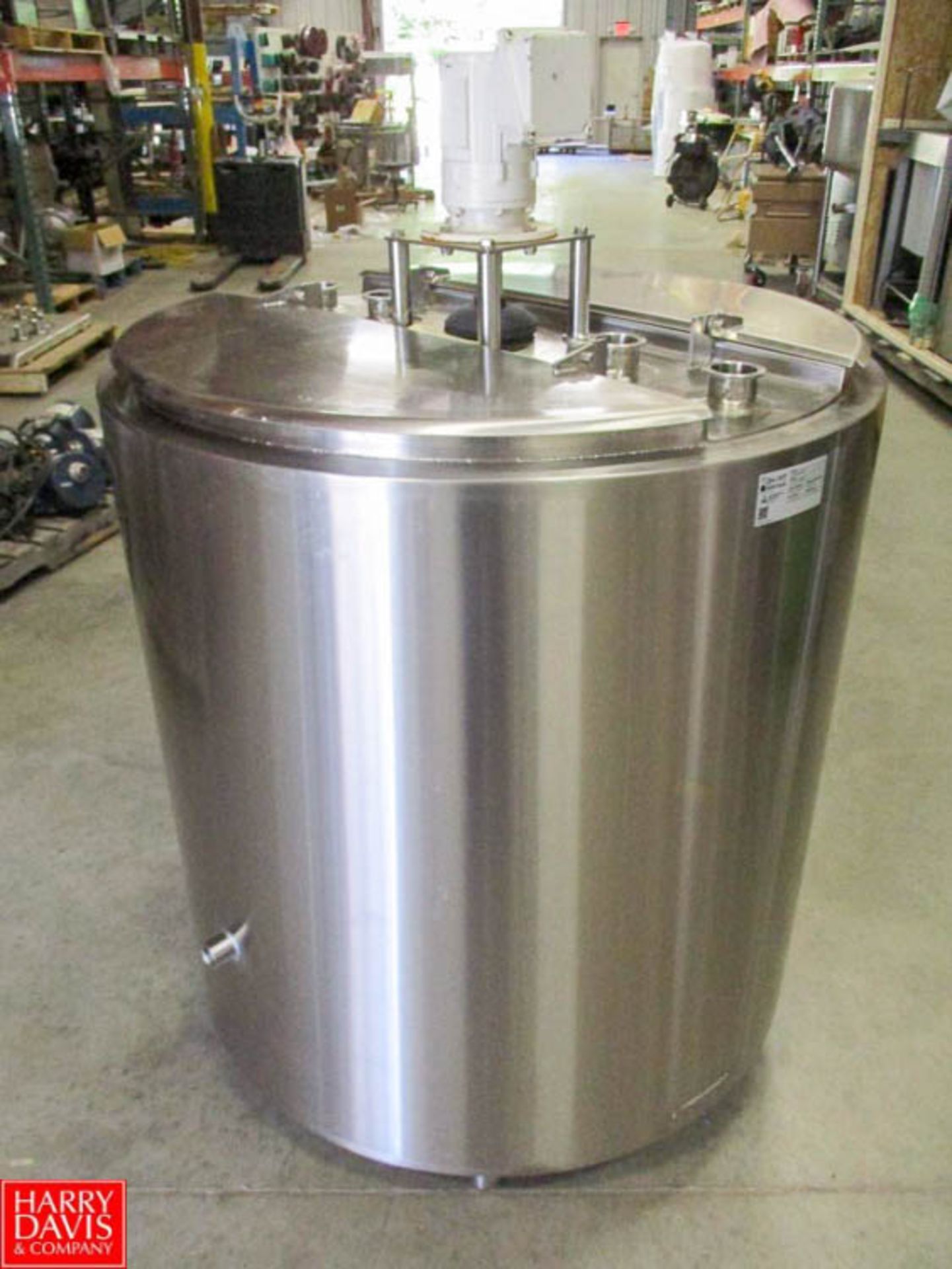 Dairy Heritage 100 Gallon S/S Vat Pasteurizer - Rigging Fee: $25