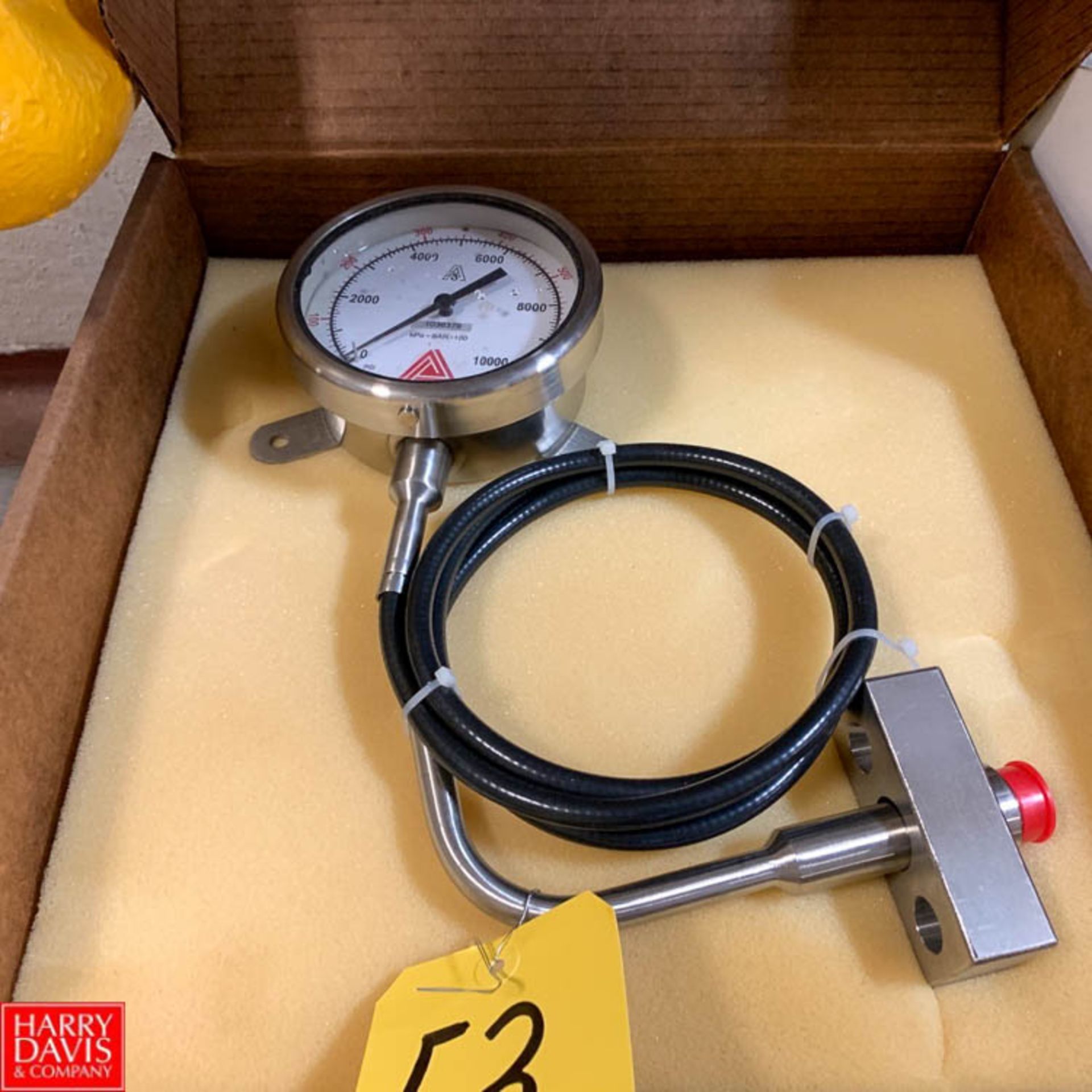 NEW Anderson 10,000 LB Capacity Oil Filled Homogenizer Pressure Gauge Rigging Fee: $25