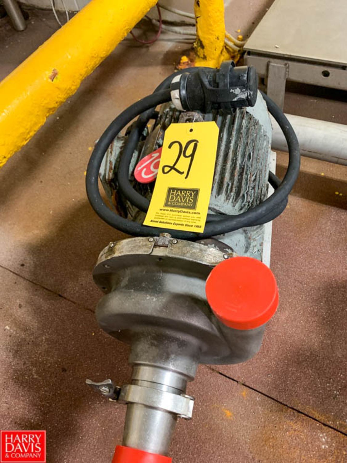 Ampco 5 HP Centrifugal Pump with 2" x 2.5" S/S Head and Clamp Type Rigging Fee: $35