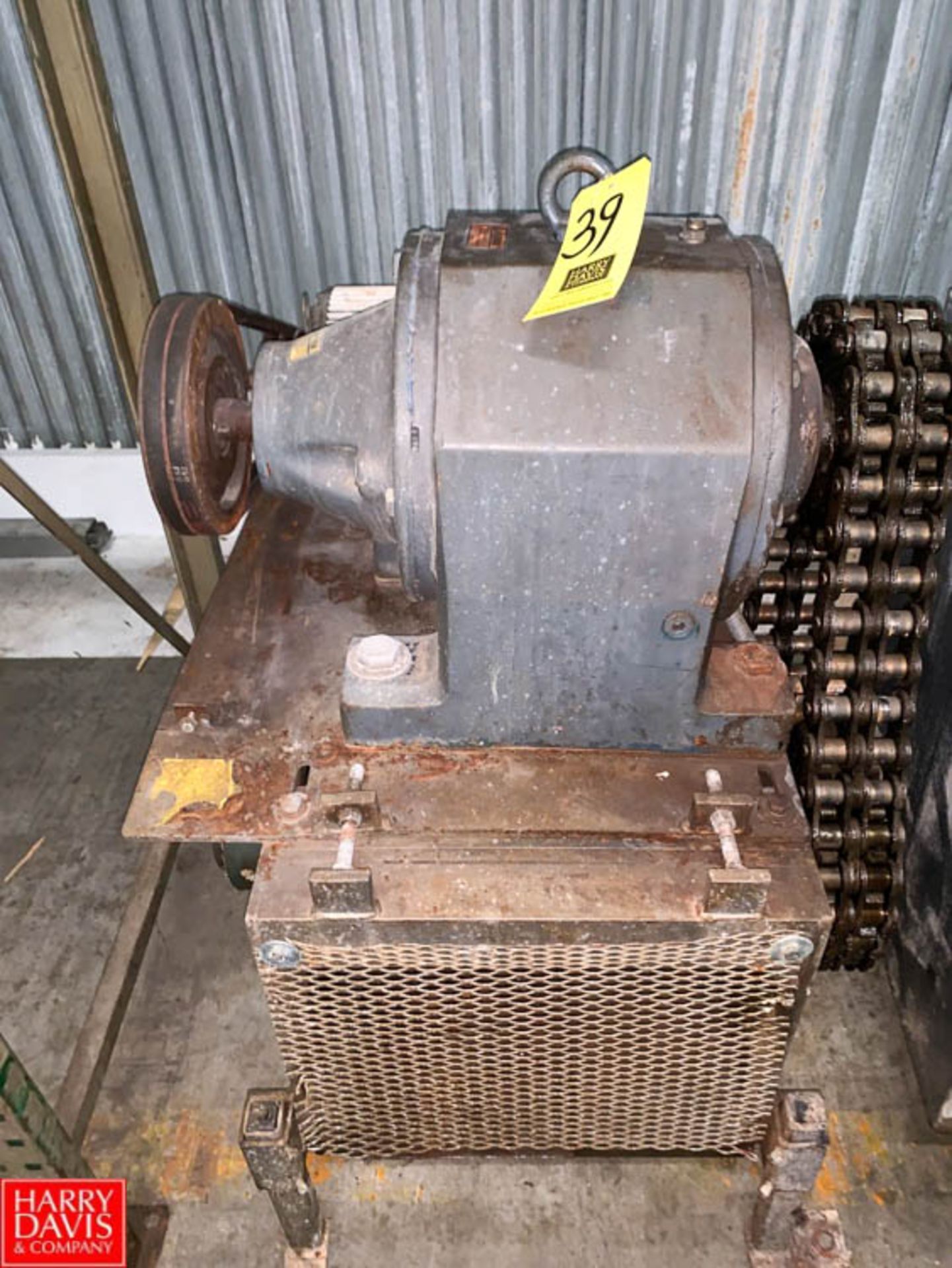 Cannon 10 HP Above-Ground Case Conveyor Drive - Rigging: $50
