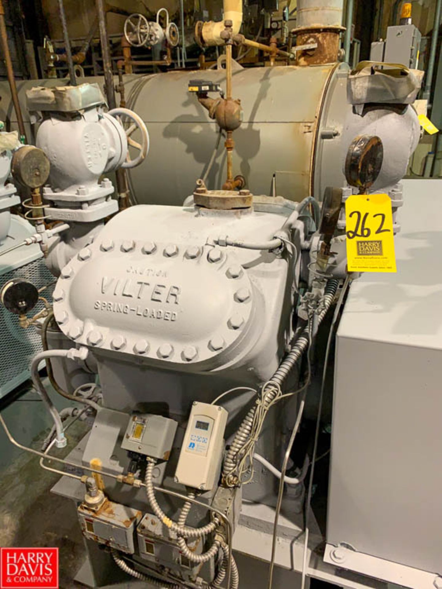 Vilter 4-Cylinder Ammonia Compressor, No Motor - Rigging: $500