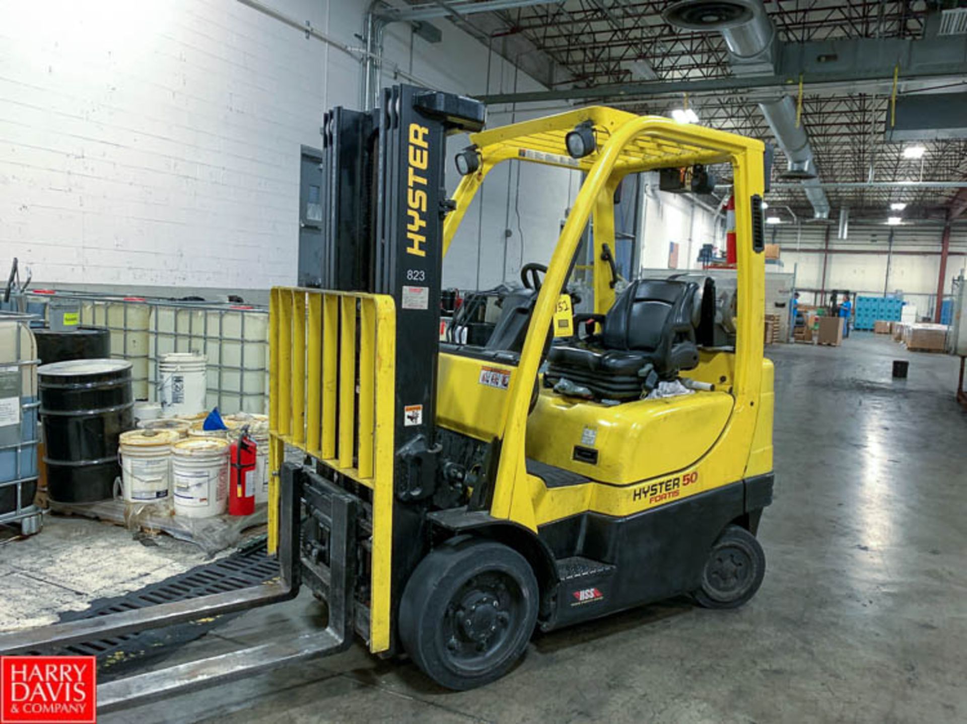 2016 Hyster Sit-Down Propane Fork Lift, 4750 LB Capacity, Model S50FT, S/N F187V20811K, 189" Max