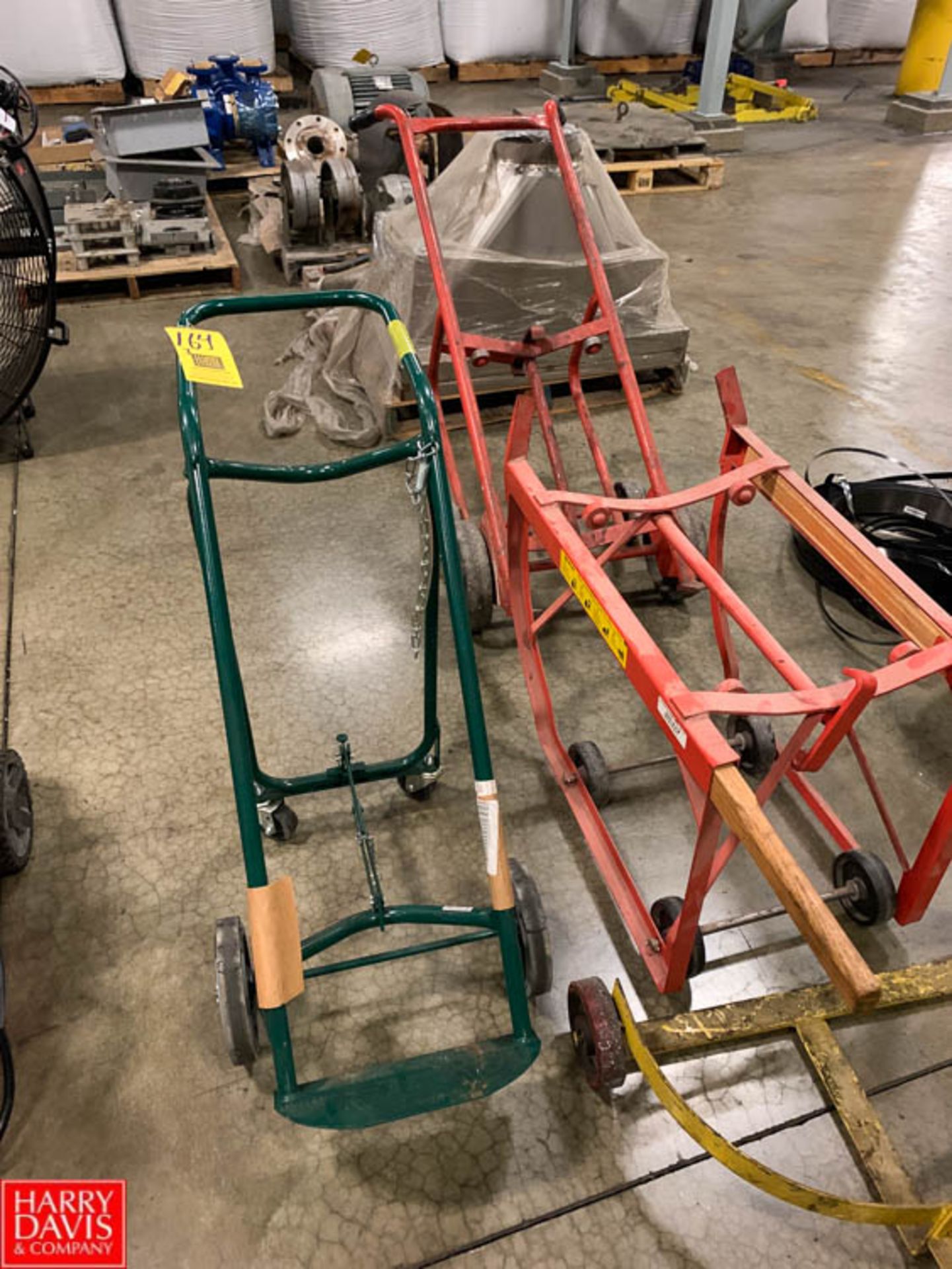 Barrel Dollie, Barrel Cart and 2-Wheel Dollie Rigging Fee: 50