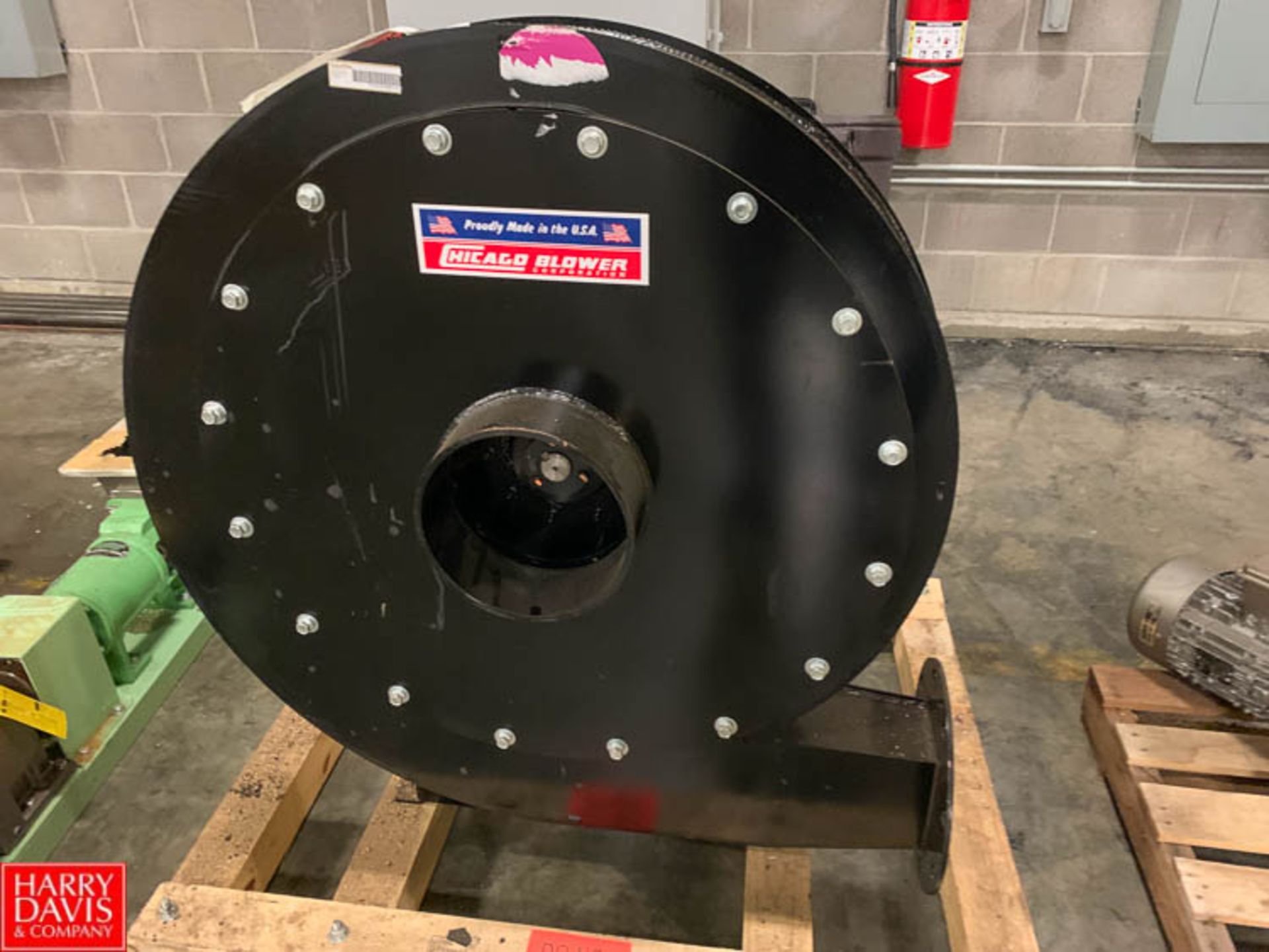 NEW Chicago 7.5 HP Blower, Size H3, S/N 341598 Rigging Fee: 50