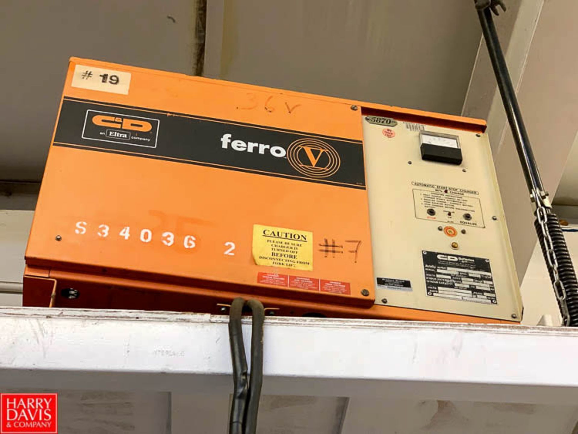 Freo V 36 Volt Battery Charger - Rigging Fee: Rigging: $50