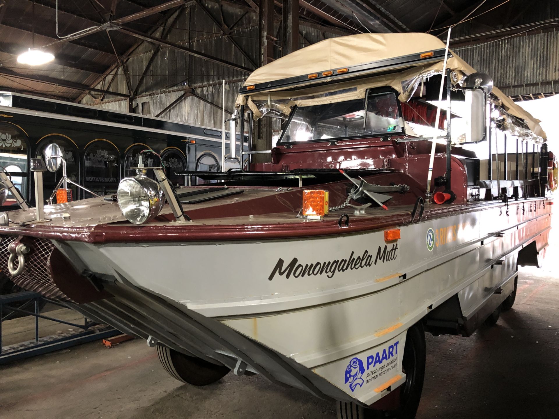 30-Passenger Amphibious Tour Boat, 150 HP, Model DUKW, with Cherry 350 Engine, Fire Suppression