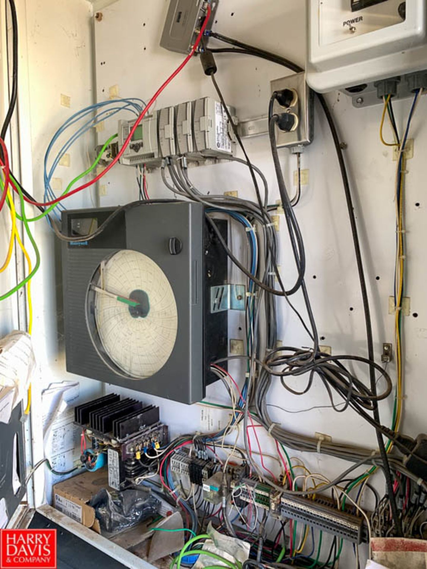 Allen Bradley View 600 Controller with Honeywell Chart Recorder, Allen Bradley Micro Logix 1100