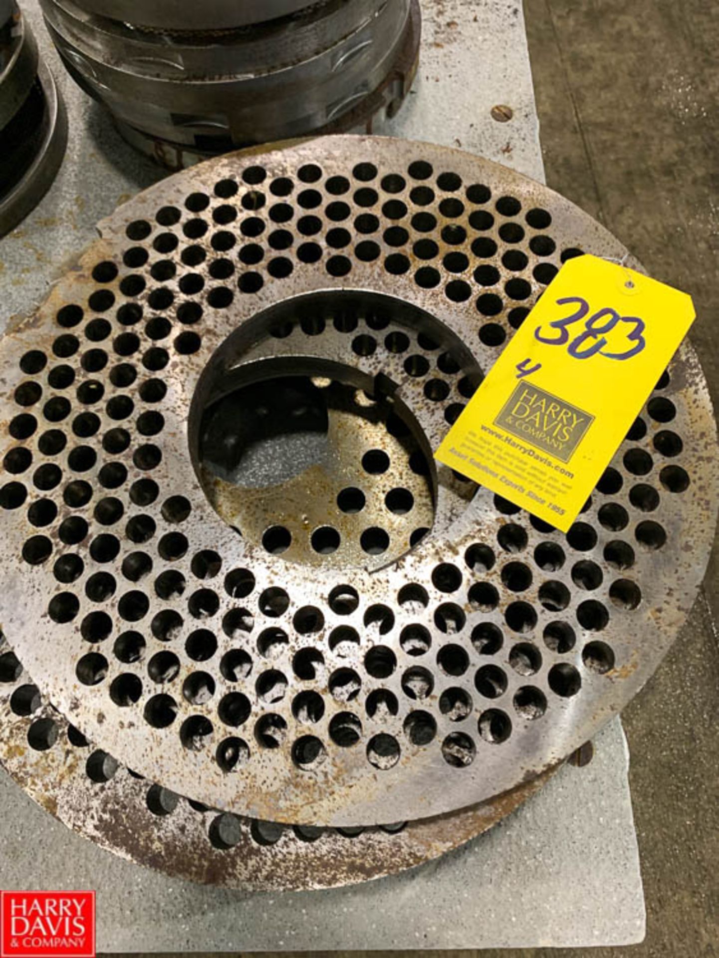 (28) NEW Grinder Plates, 6"-16" Plates