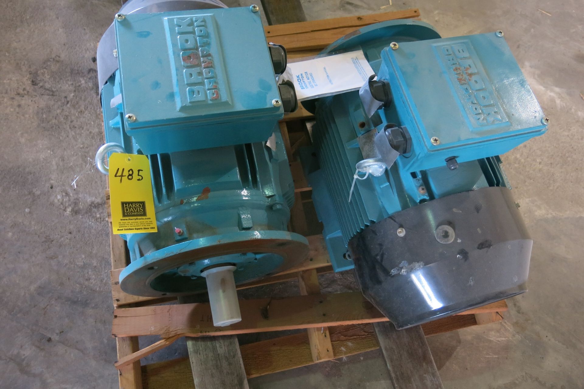 (2) Sterling Fluid System Pumps with Baldor 20 HP Motor, (1) Toshiba 350 HP Motor, (2) Toshiba 25 HP - Image 3 of 6
