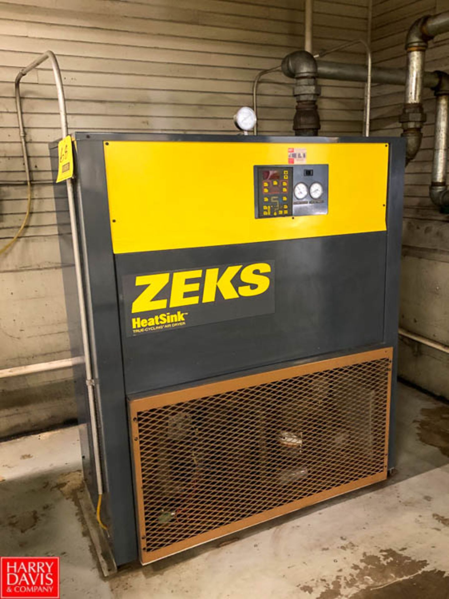 Zeks HeatSink Refrigerated Air Dryer, Model 100HSEA500, S/N 158967 Rigging: 400