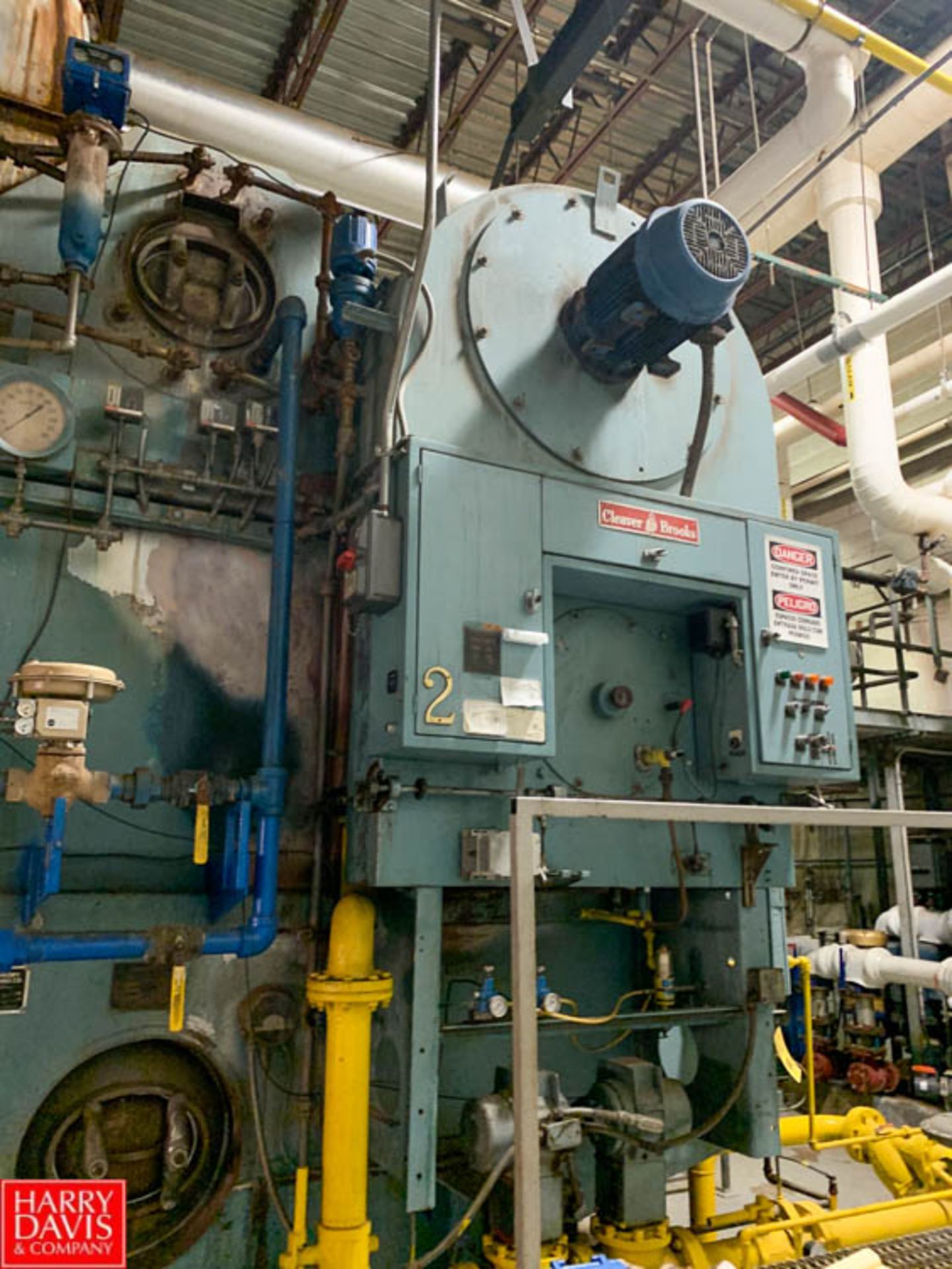 Cleaver Brooks 950 HP WaterTube Boiler, Model D52 Rigging: Please Contact Auctioneer for Details